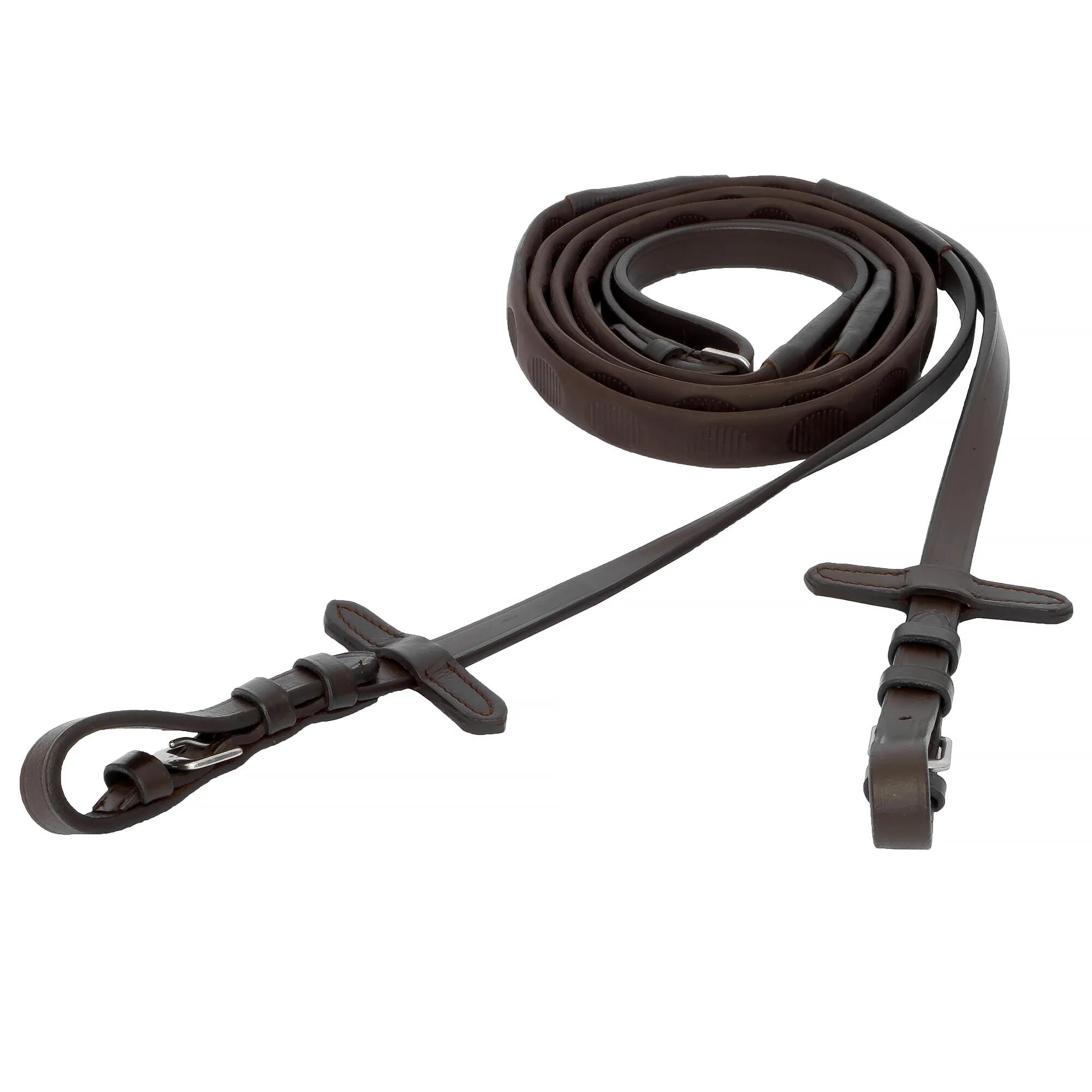 Wodze dla konia EQUESTRIAN QUEEN Ergo gumowe