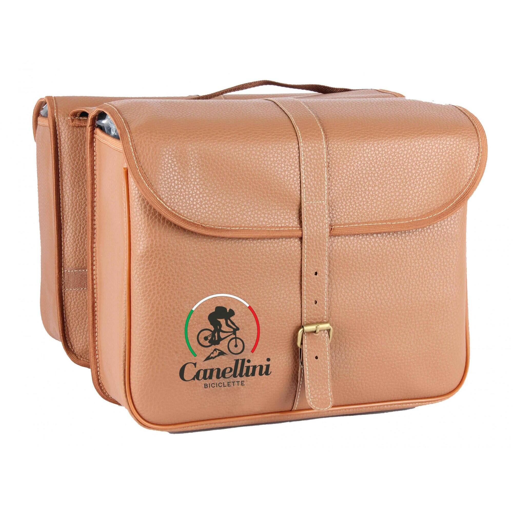 Boczne sakwy Canellini z ekoskóry