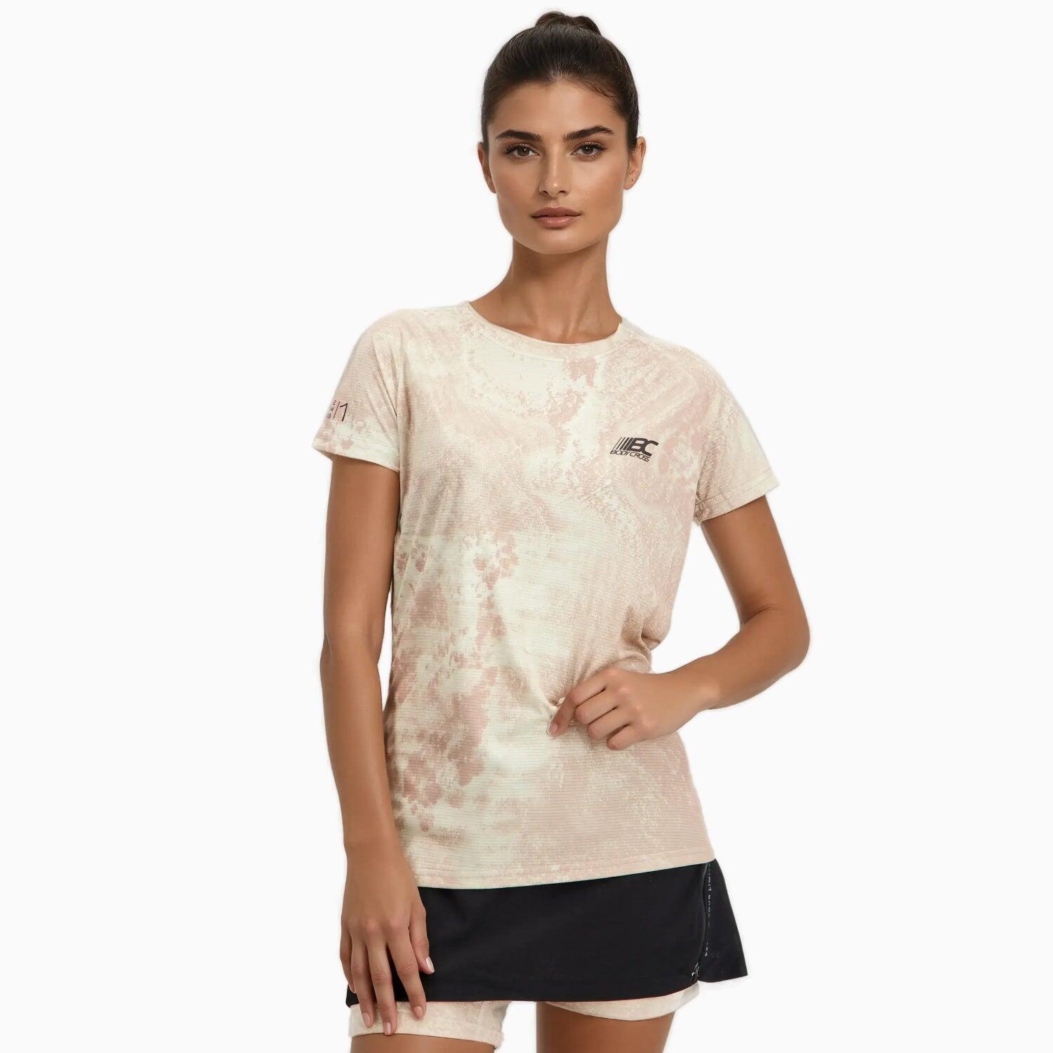 Koszulka damska do biegania i trailu, ekologiczna i oddychająca TERRARUN