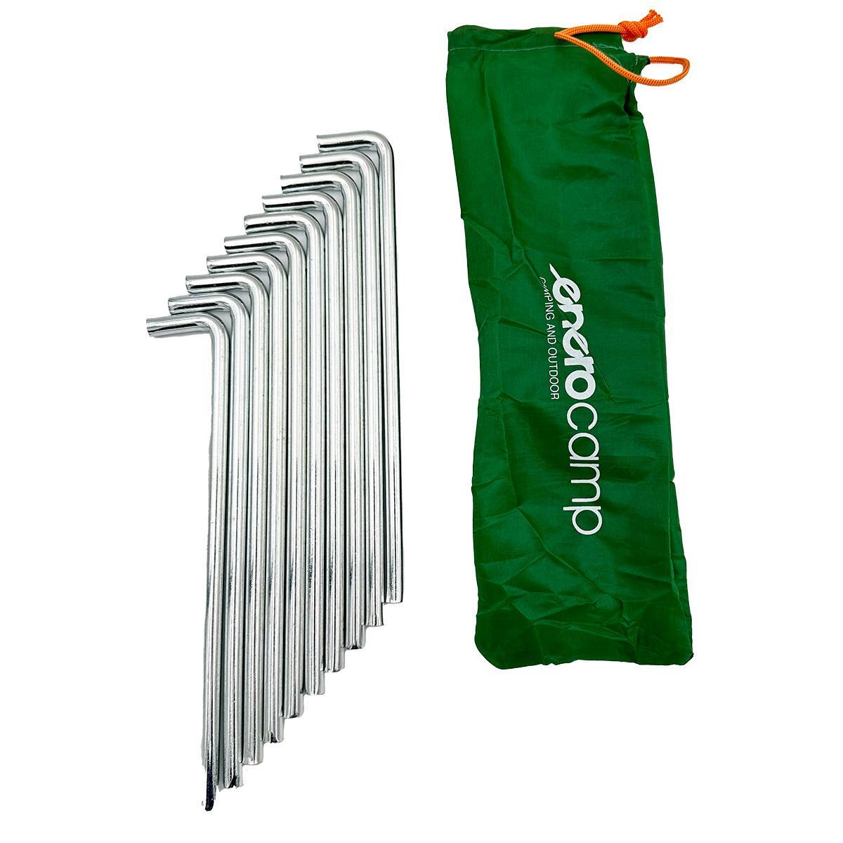 Szpilki do namiotu Enero Camp 8 mm 20cm, kpl 10szt metal