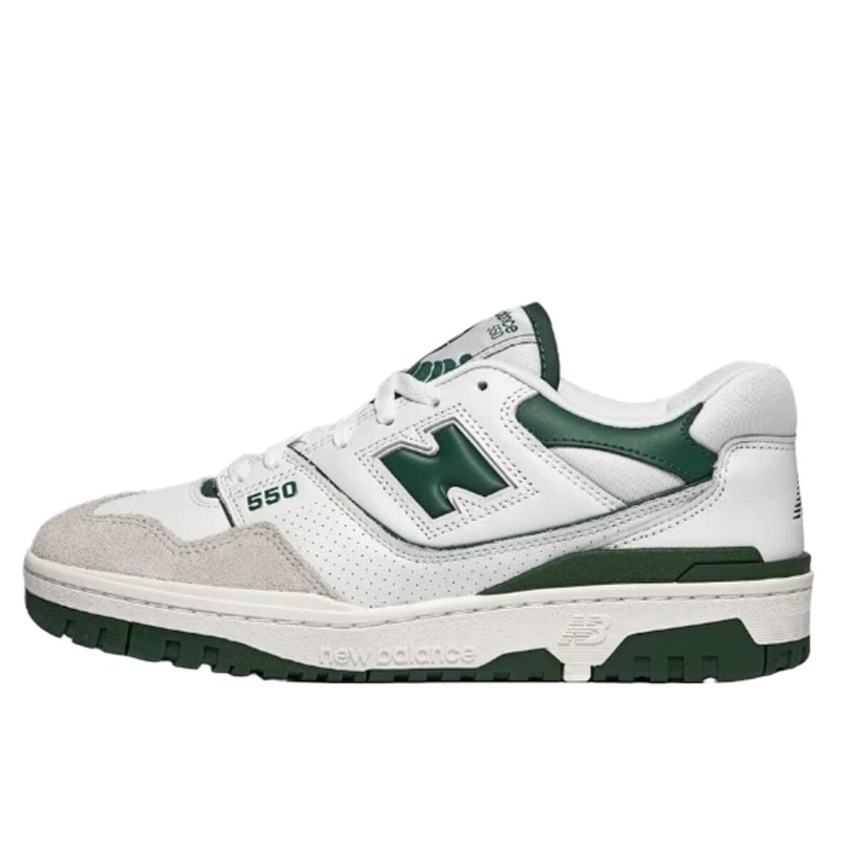Buty do chodzenia dla dorosłych New Balance 550 White Green