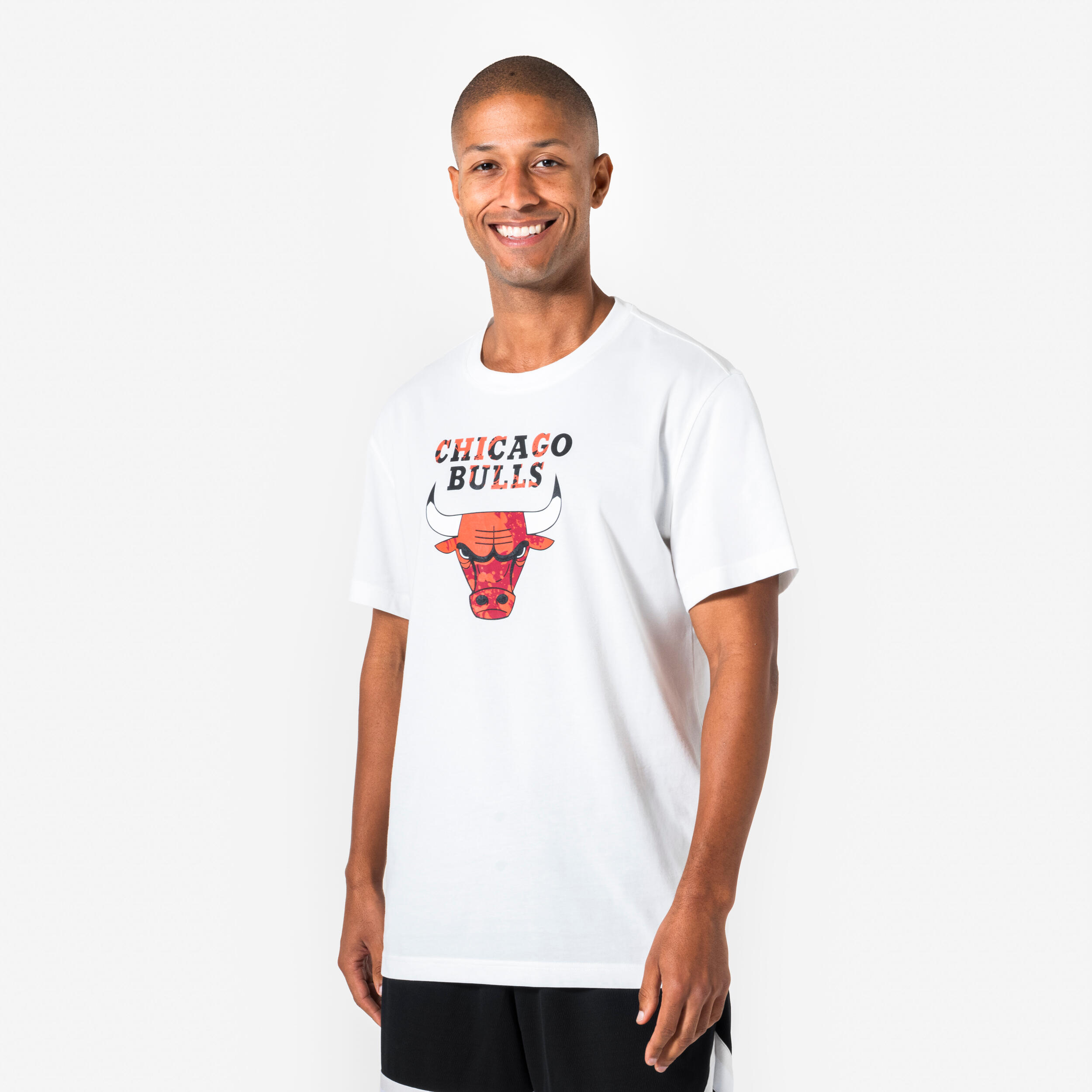 Koszulka do koszykówki unisex Tarmak NBA Chicago TS 900