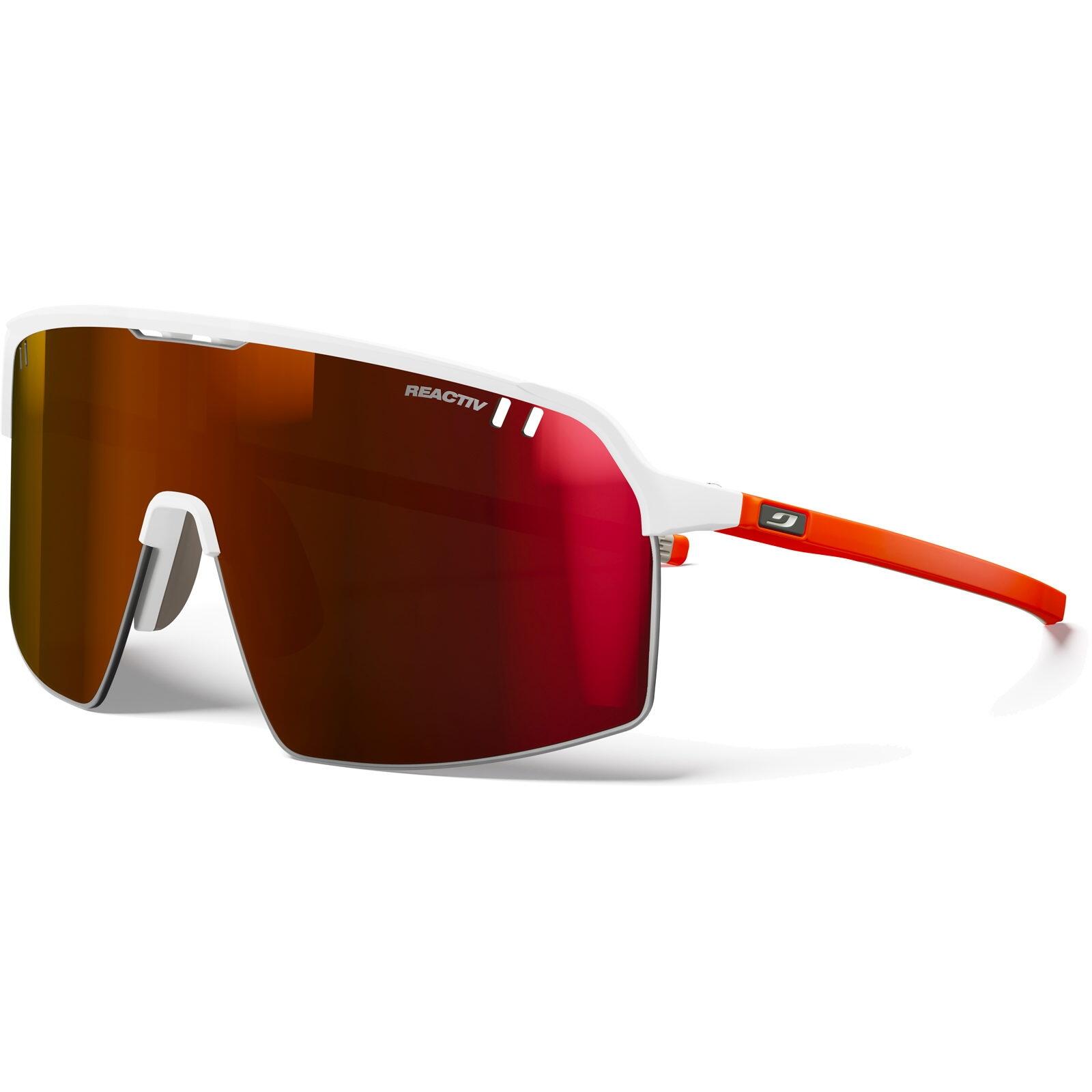 Okulary sportowe fotochrom JULBO INTENSITY biały/czerwony Cat 0-3 High Contrast