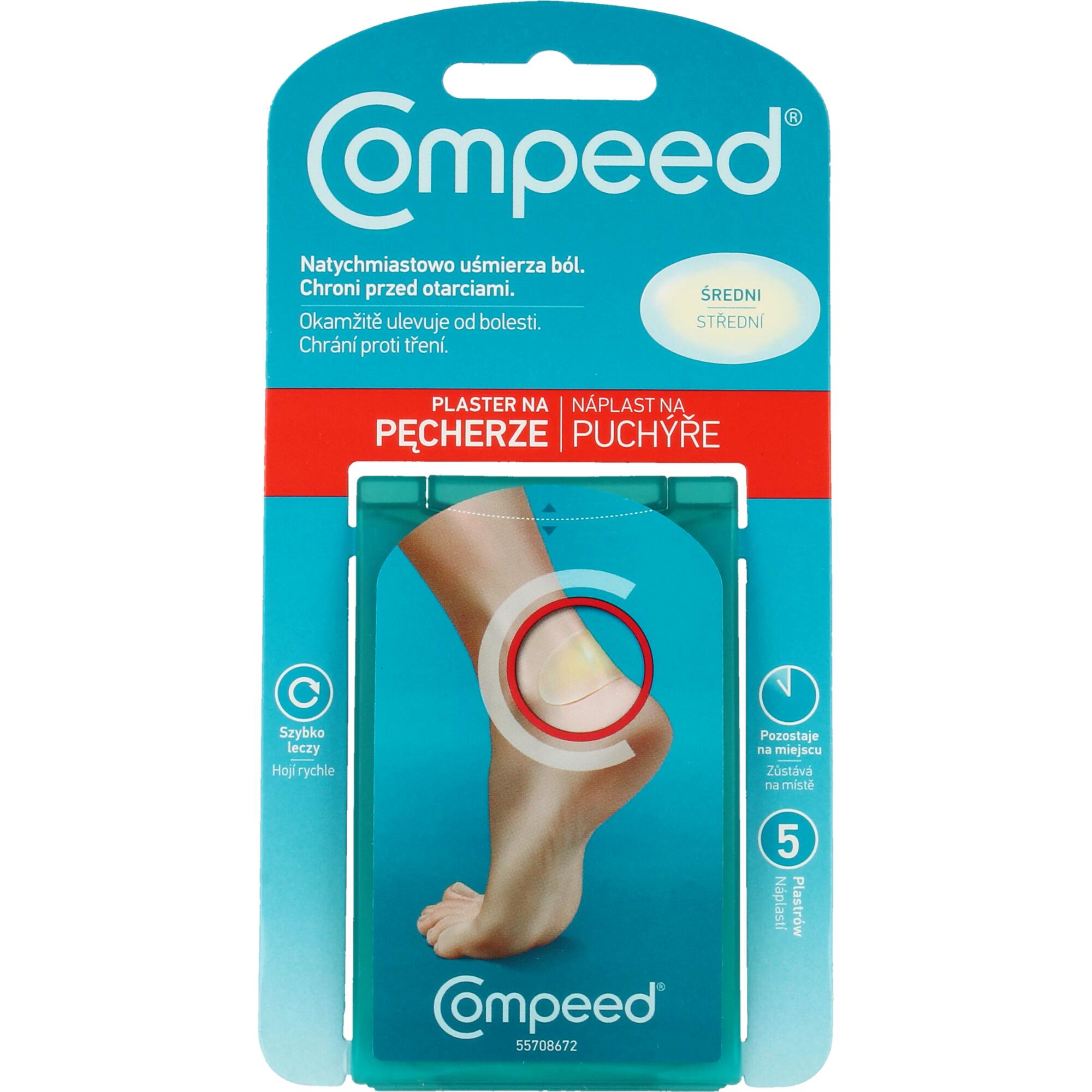 Plastry na pęcherze średnie Compeed
