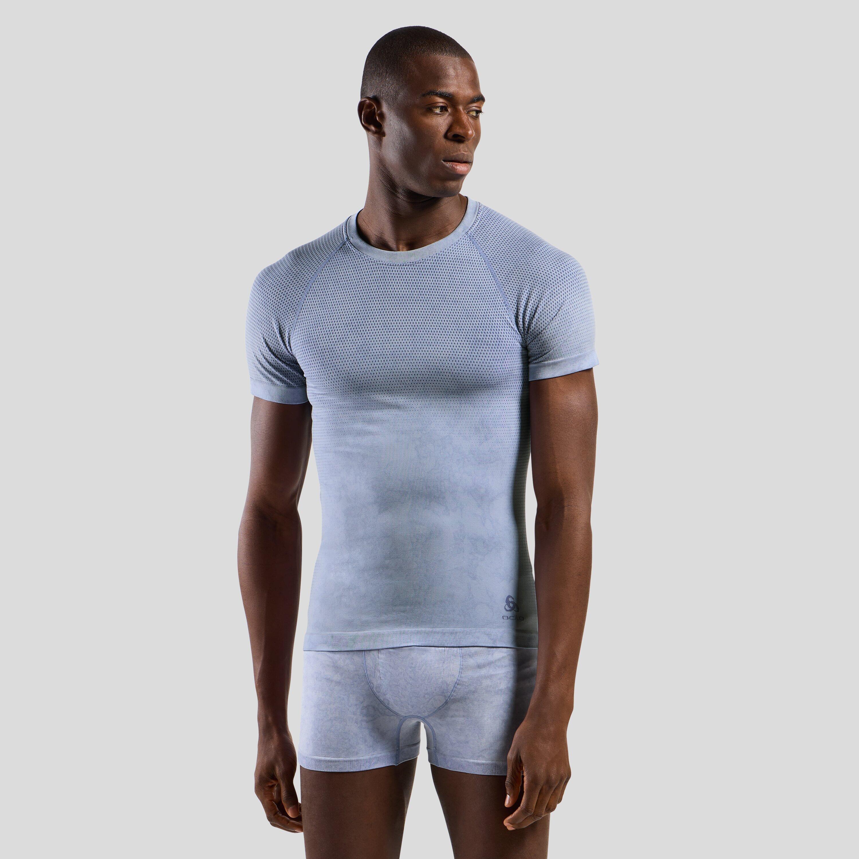 Koszulka męska Odlo PERFORMANCE LIGHT - RAIN DYE BL TOP crew neck s/s