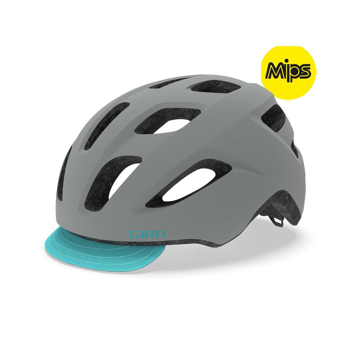 Kask rowerowy Miejski Giro Trella Integrated Mips Matte Grey 50-57cm