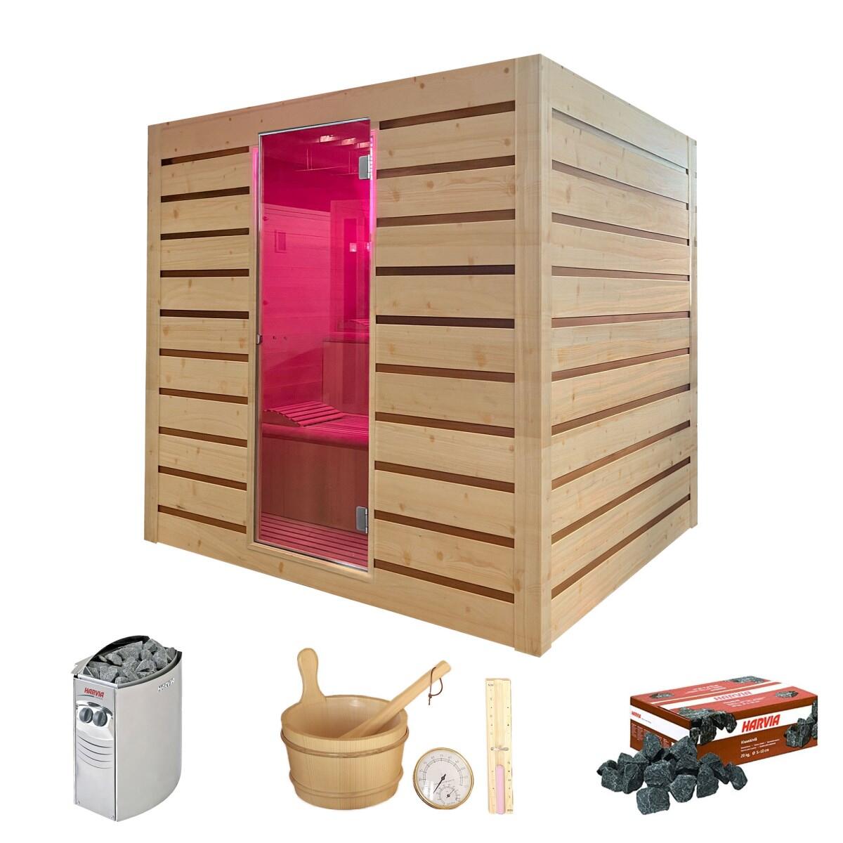 ECCOLO 6 miejsc – Tradycyjna sauna: równomierne ciepło, szlachetne materiały