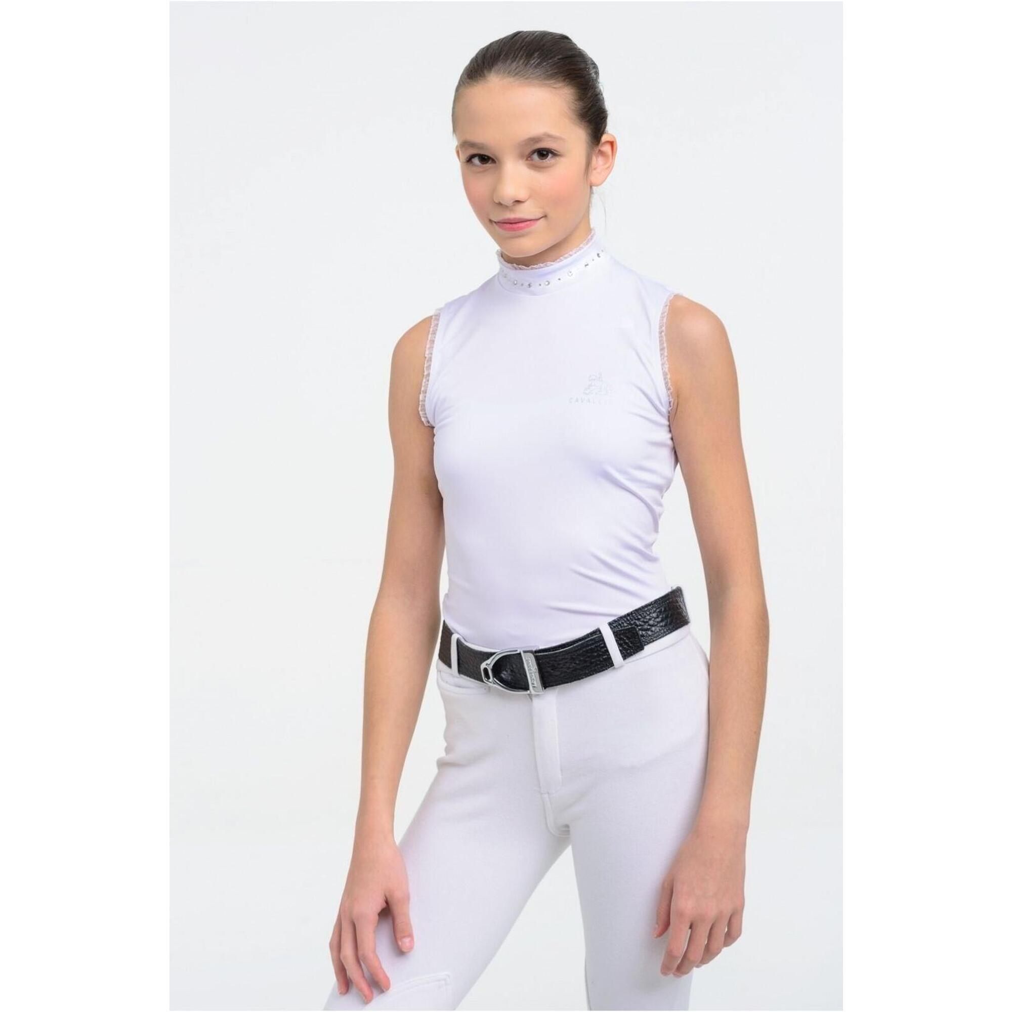 Koszulka do wyścigów jeździeckich Crystal Kids