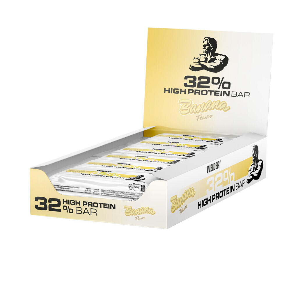 Weider 32% Protein Bar (12x60g) Banana - Batony - Batony białkowe
