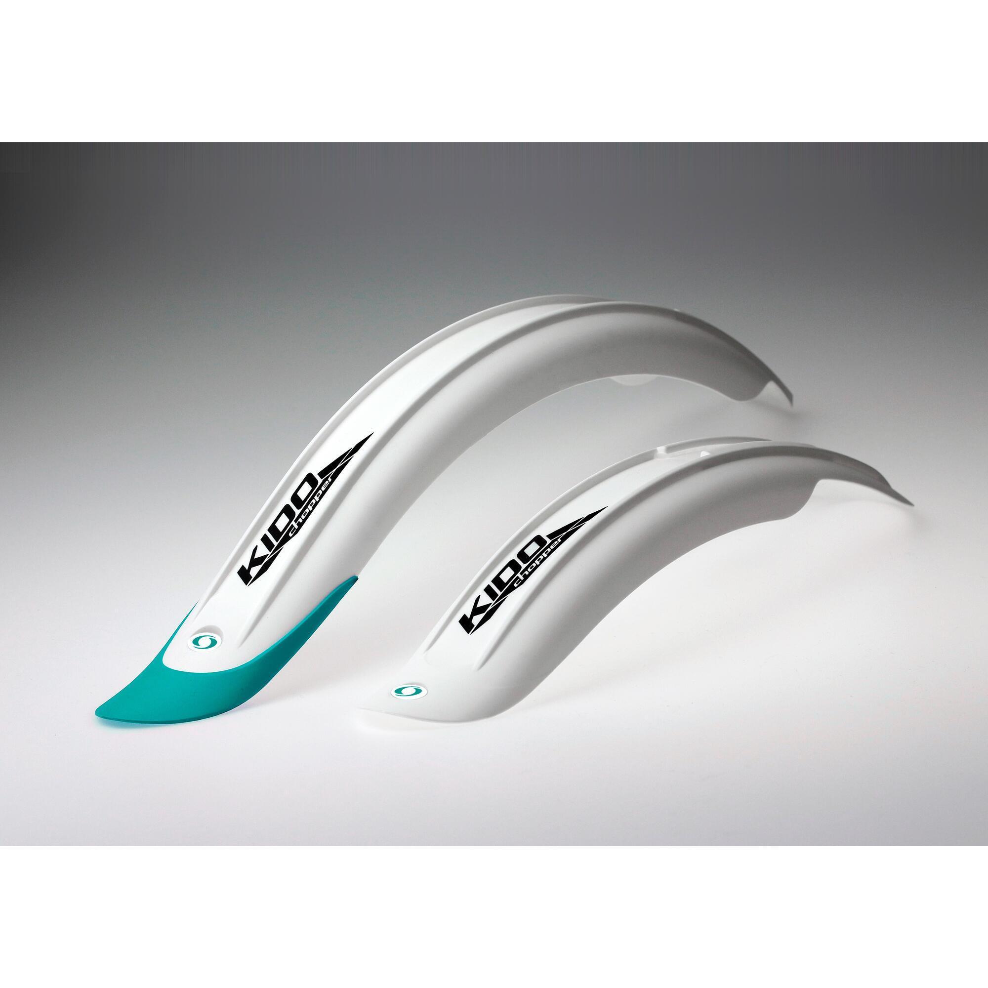 Błotniki Simpla KIDO SHORT 16" P+T biało/arbuzowy