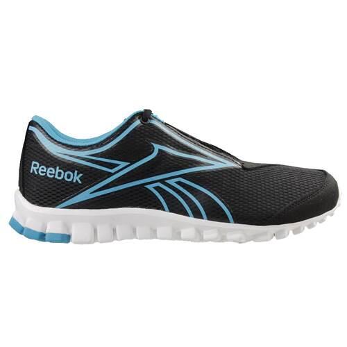 Buty do biegania dziecięce Reebok Realflex Optima czarne,niebieskie