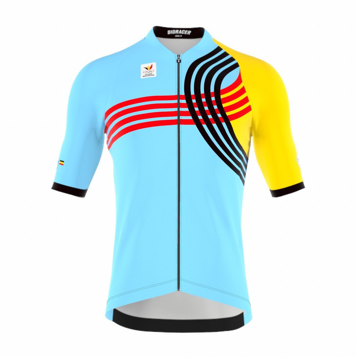 Cycling Jersey Summer Breathable Men - Official Team Belgium Icon