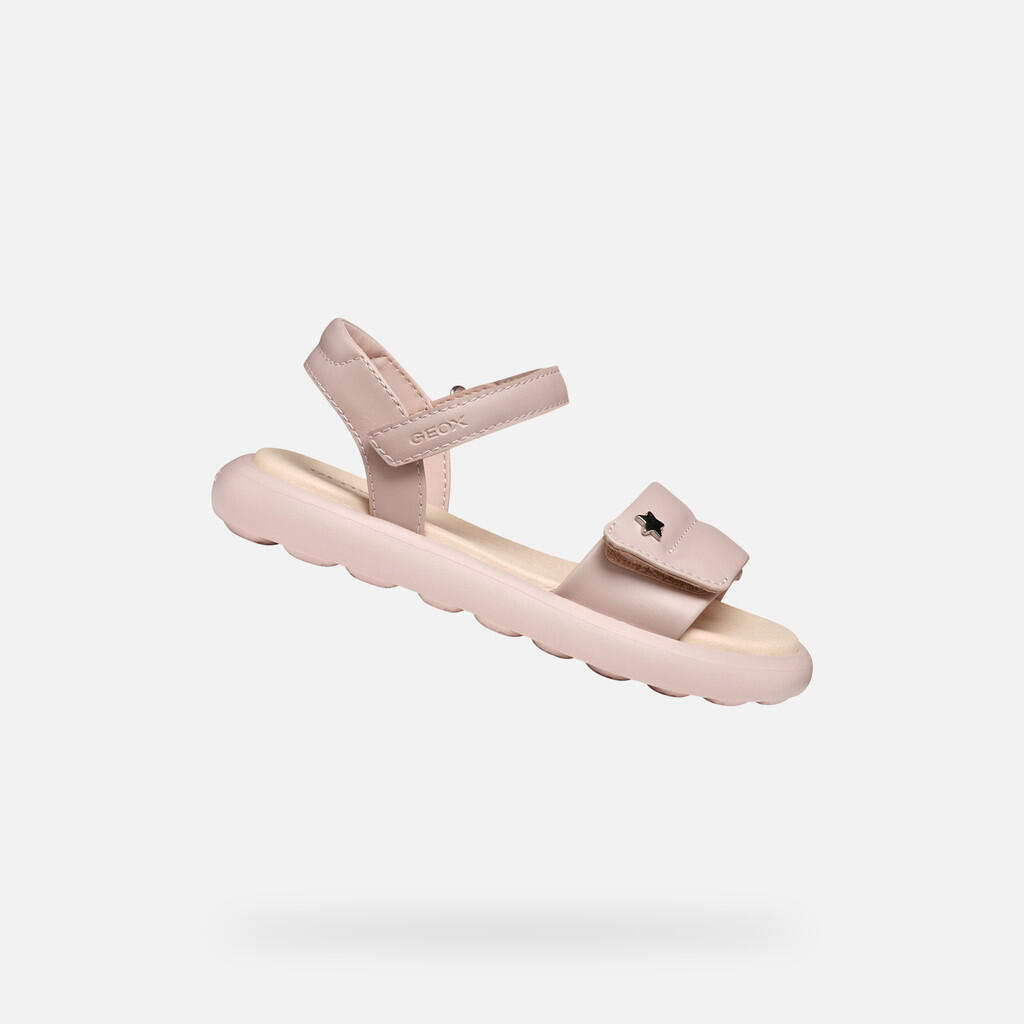 Sandały GEOX J SANDAL PUFFYPOP GI Rose