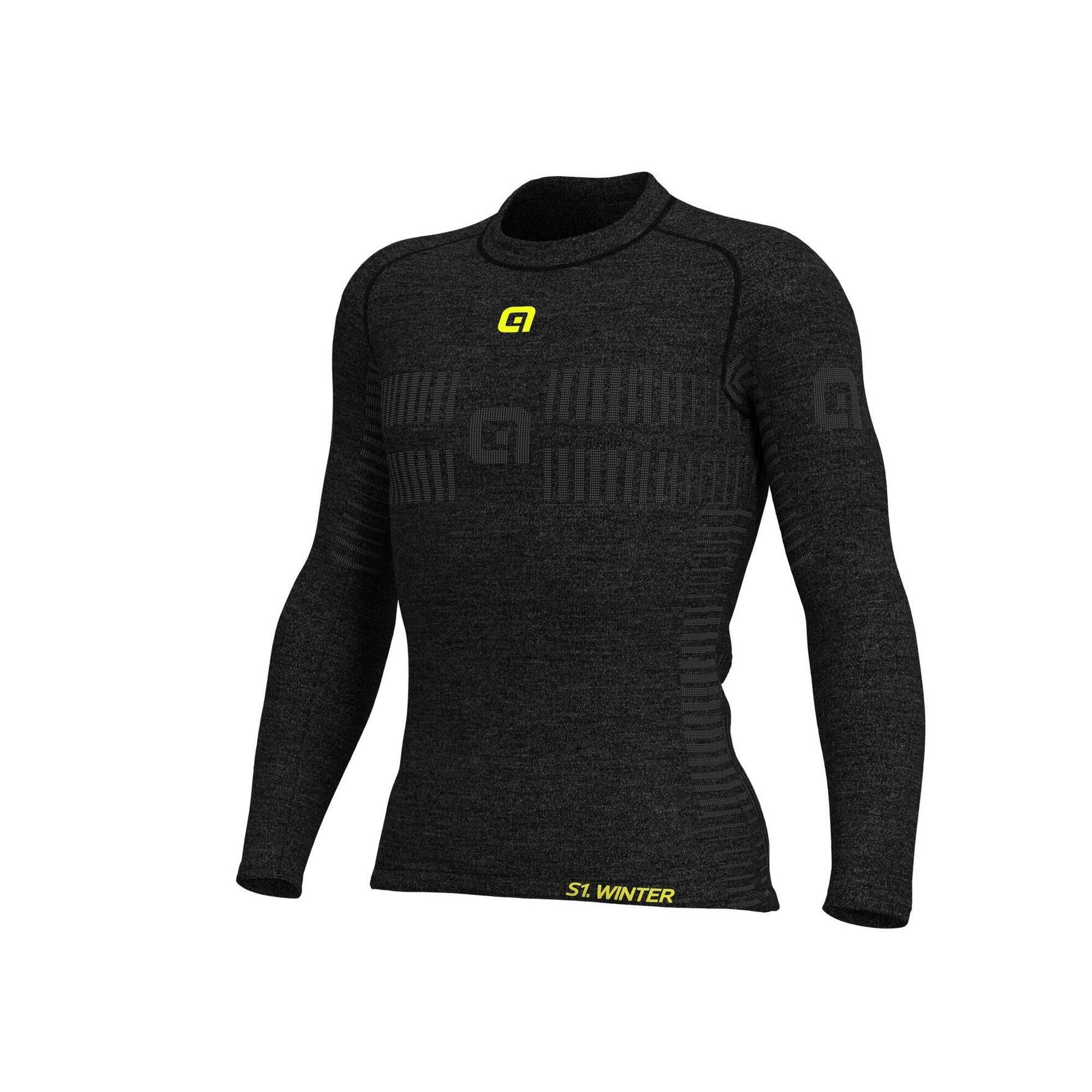 Koszulka termoaktywna męska Alé Cycling Seamless Wool LS