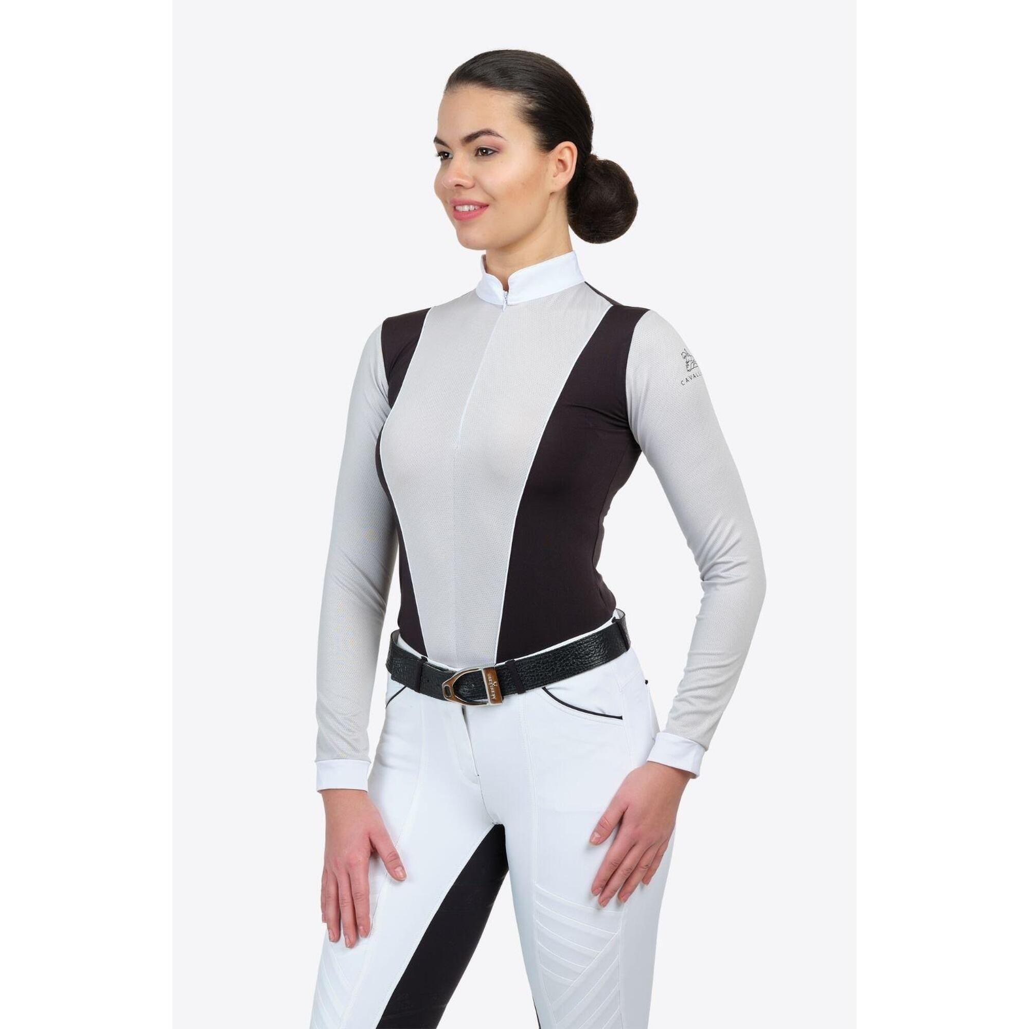 Koszulka do zawodów jeździeckich damska Flair