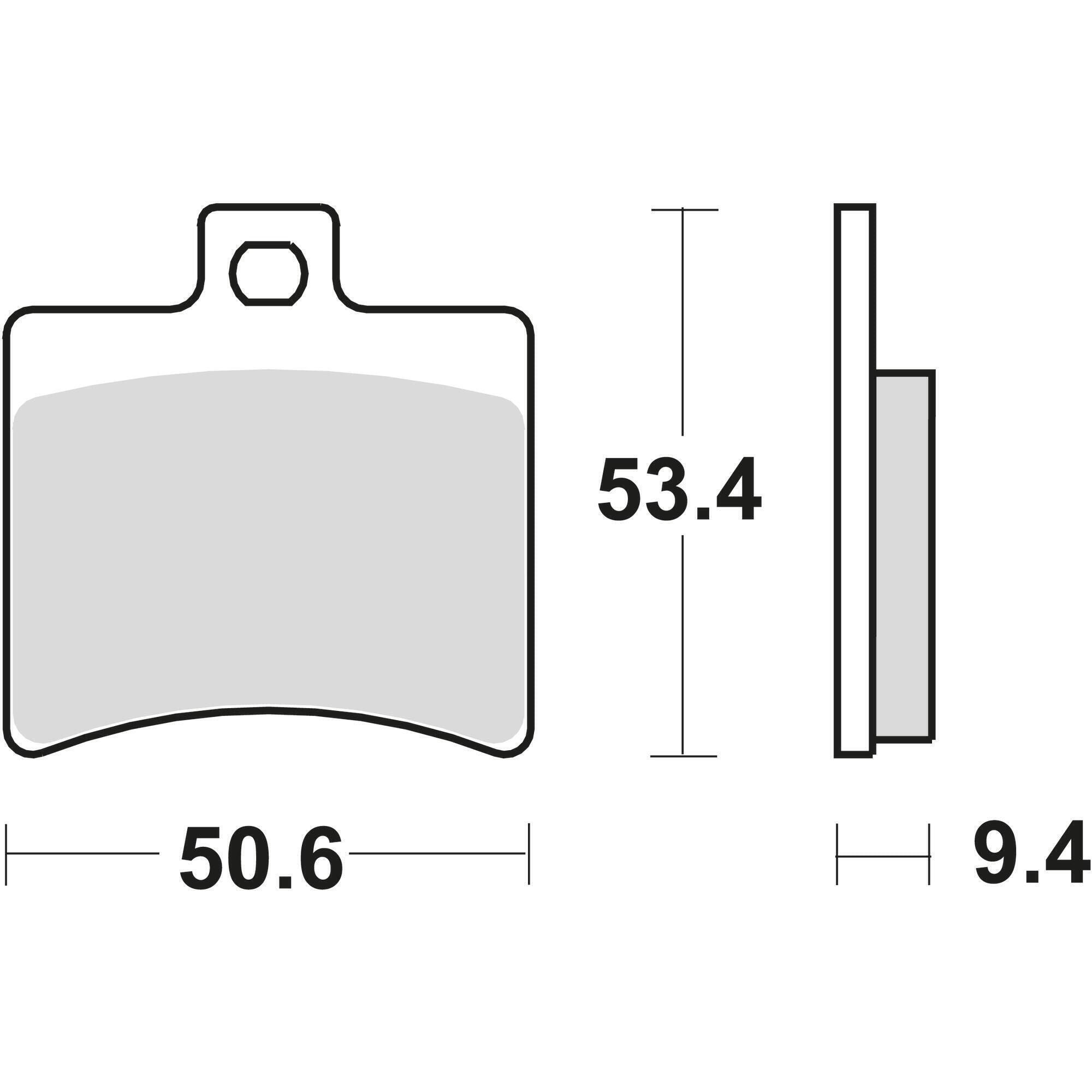 Klocki hamulcowe Trw MCB 710 - Organiczne standardowe