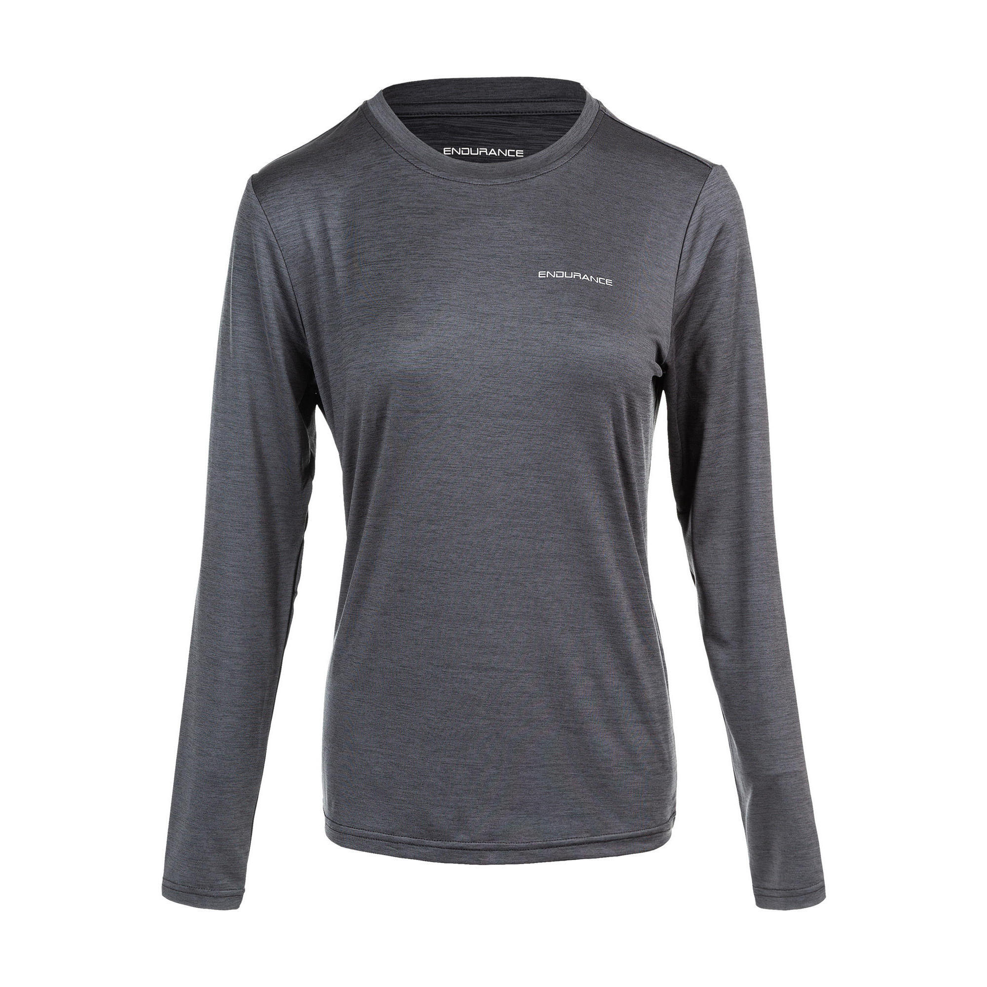 Koszulka do biegania damska Endurance Maje Melange L/S