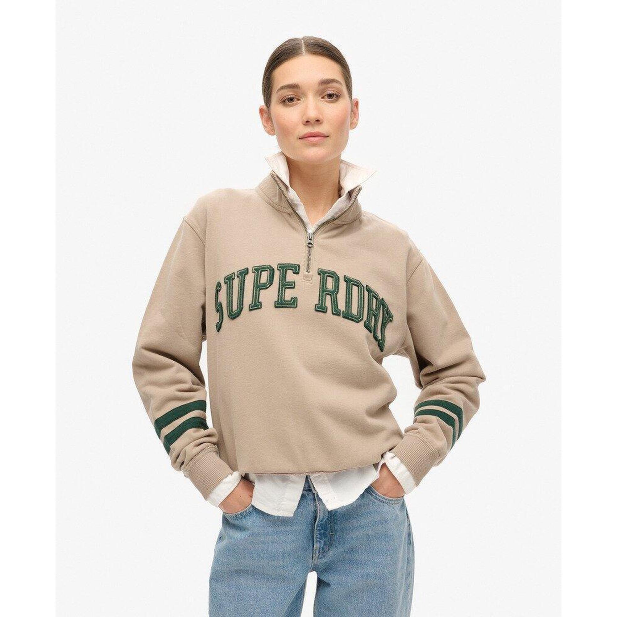 Bluza sportowa z pół-zipem