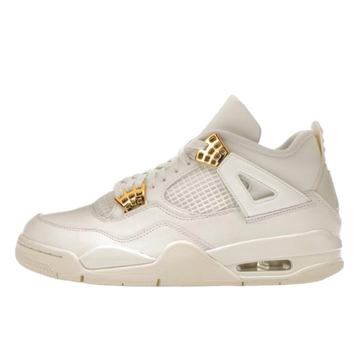 Buty do chodzenia dla dorosłych Air Jordan 4 Retro Metallic Gold