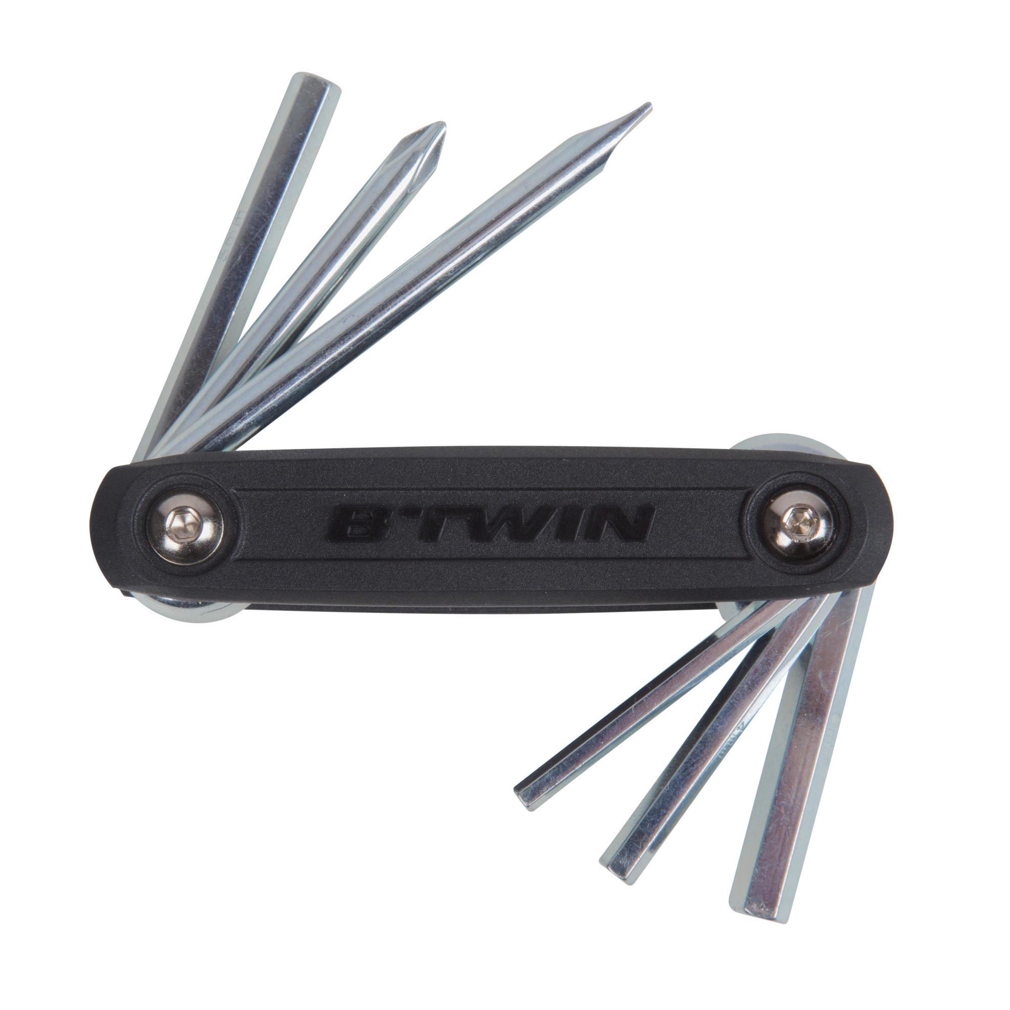 Narzędzie wielofunkcyjne rowerowe Decathlon Multitool 100