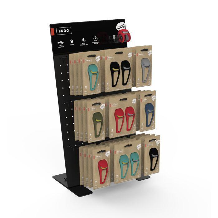 Oświetlenie rowerowe USB Knog Frog affichage (x36)