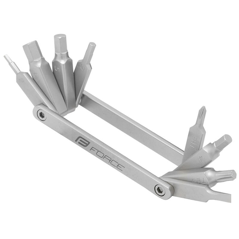 Zestaw kluczy rowerowych Force Mini 8 funkcji multitool