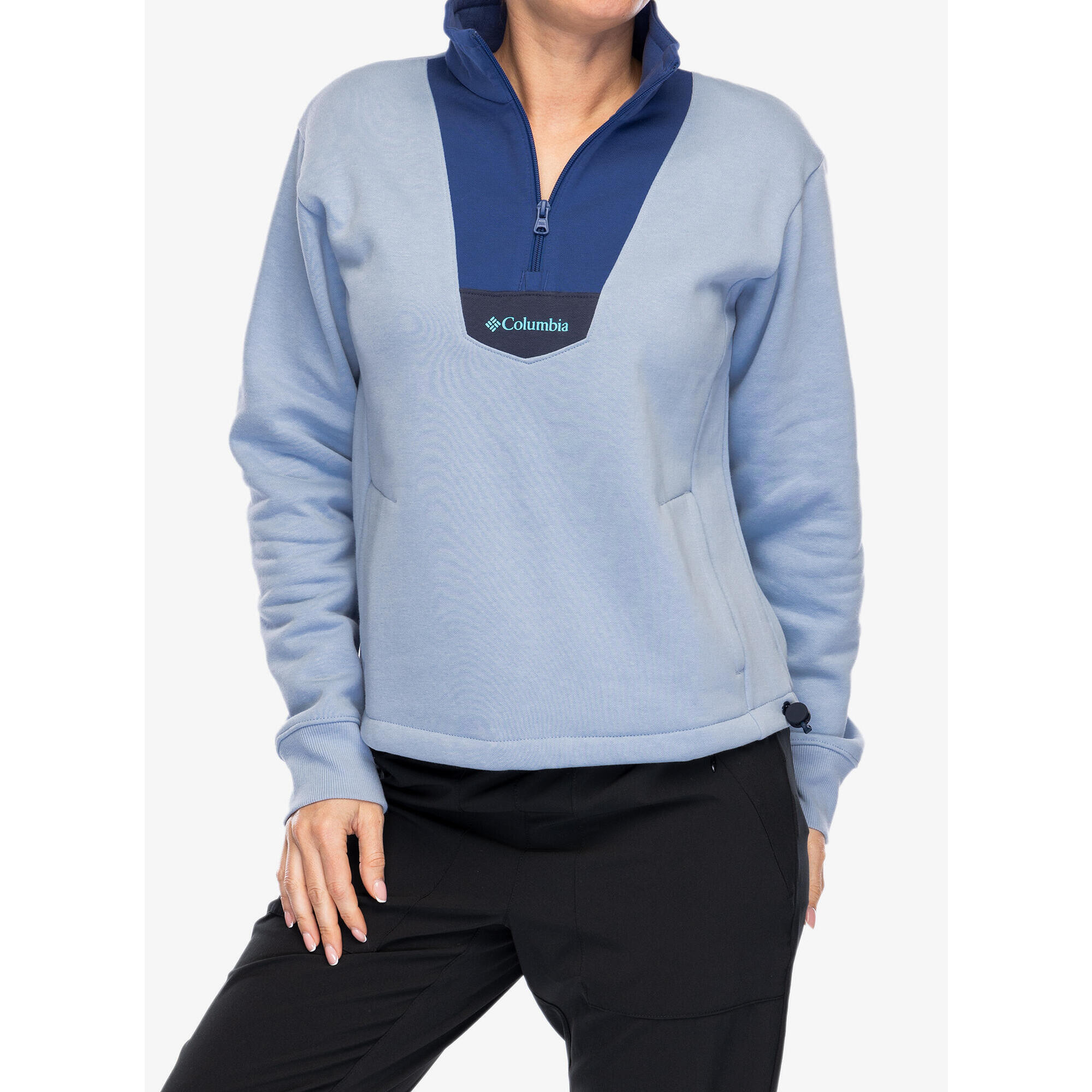 Bluza bez kaptura damska Columbia Lodge Quarter Zip