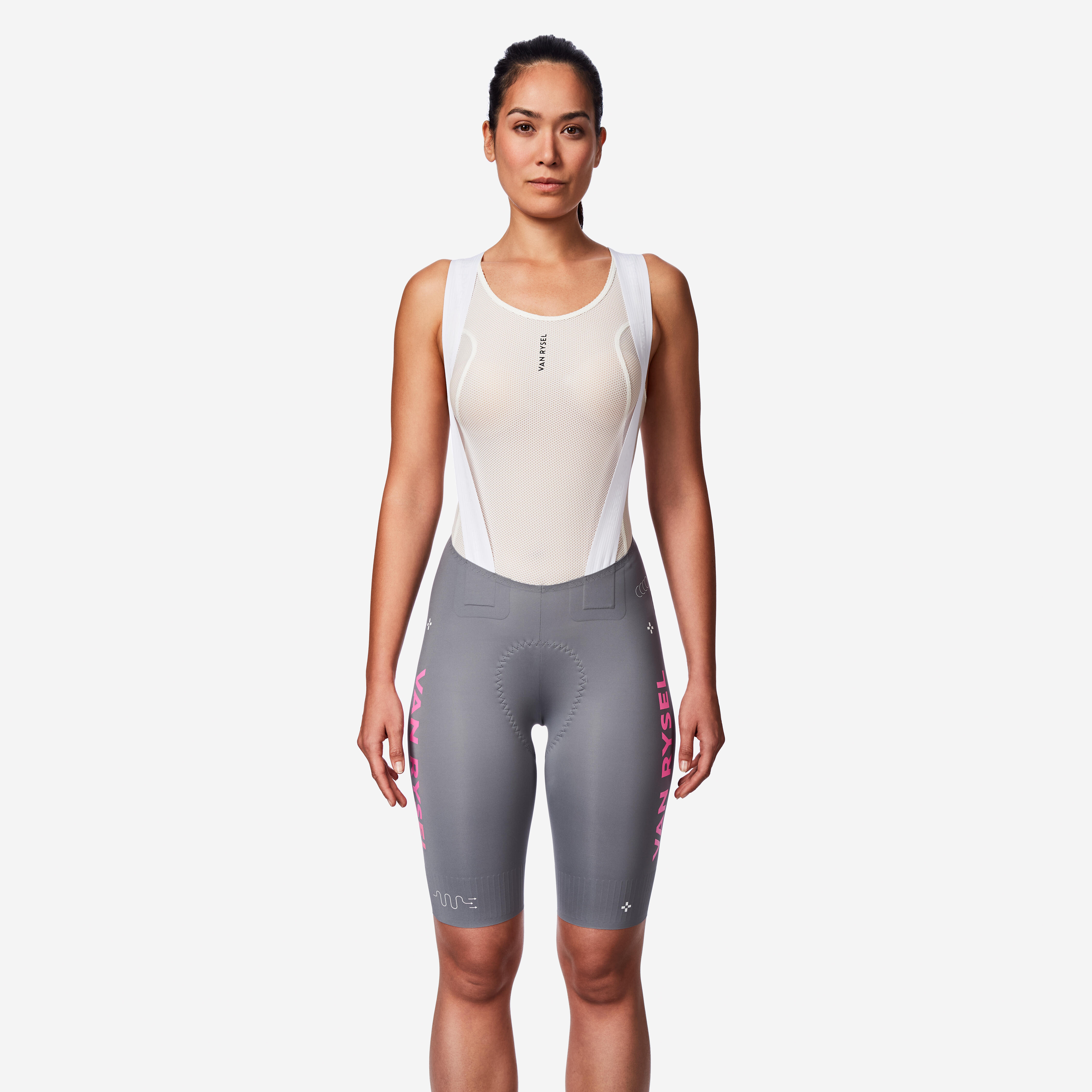 Spodenki rowerowe szosowe damskie Van Rysel RCR-R 2