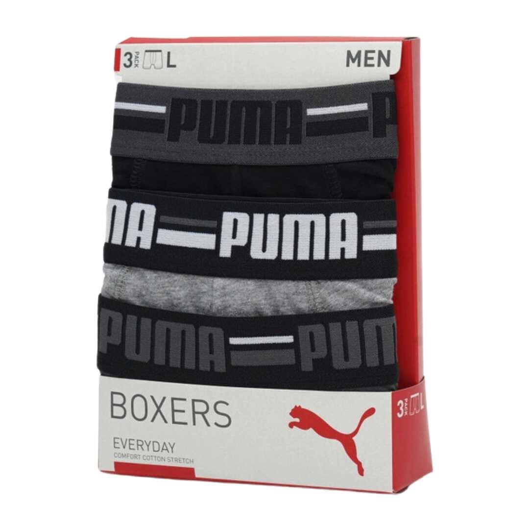 Bokserki Sportowe Męskie Puma Basic Brand Elastic 3-Pack