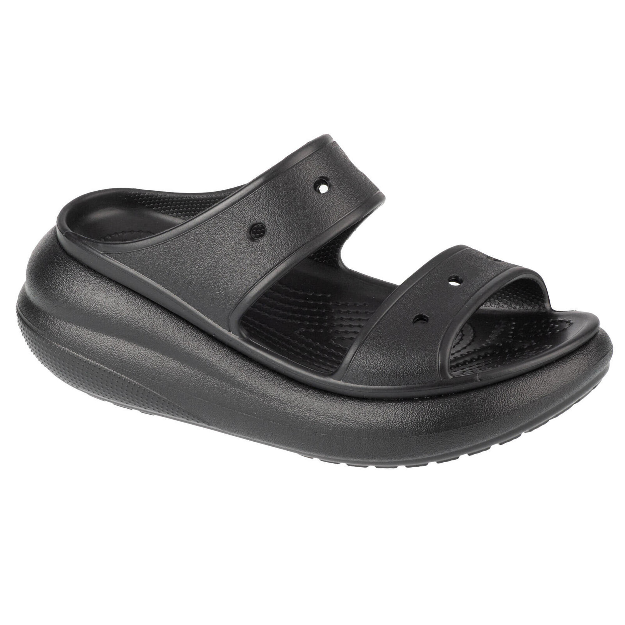 Mules Femme Mules Crocs CLASSIC CRUSH SANDAL Noir Noir