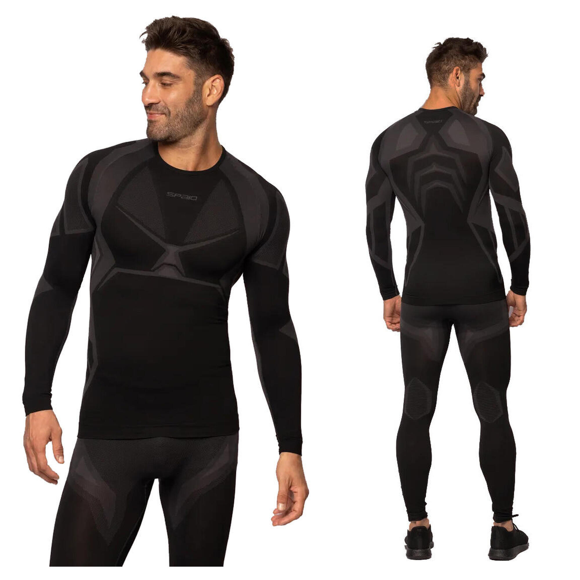 Komplet bielizny damskiej termoaktywnej Spaio Confidence 2.0 black/grey