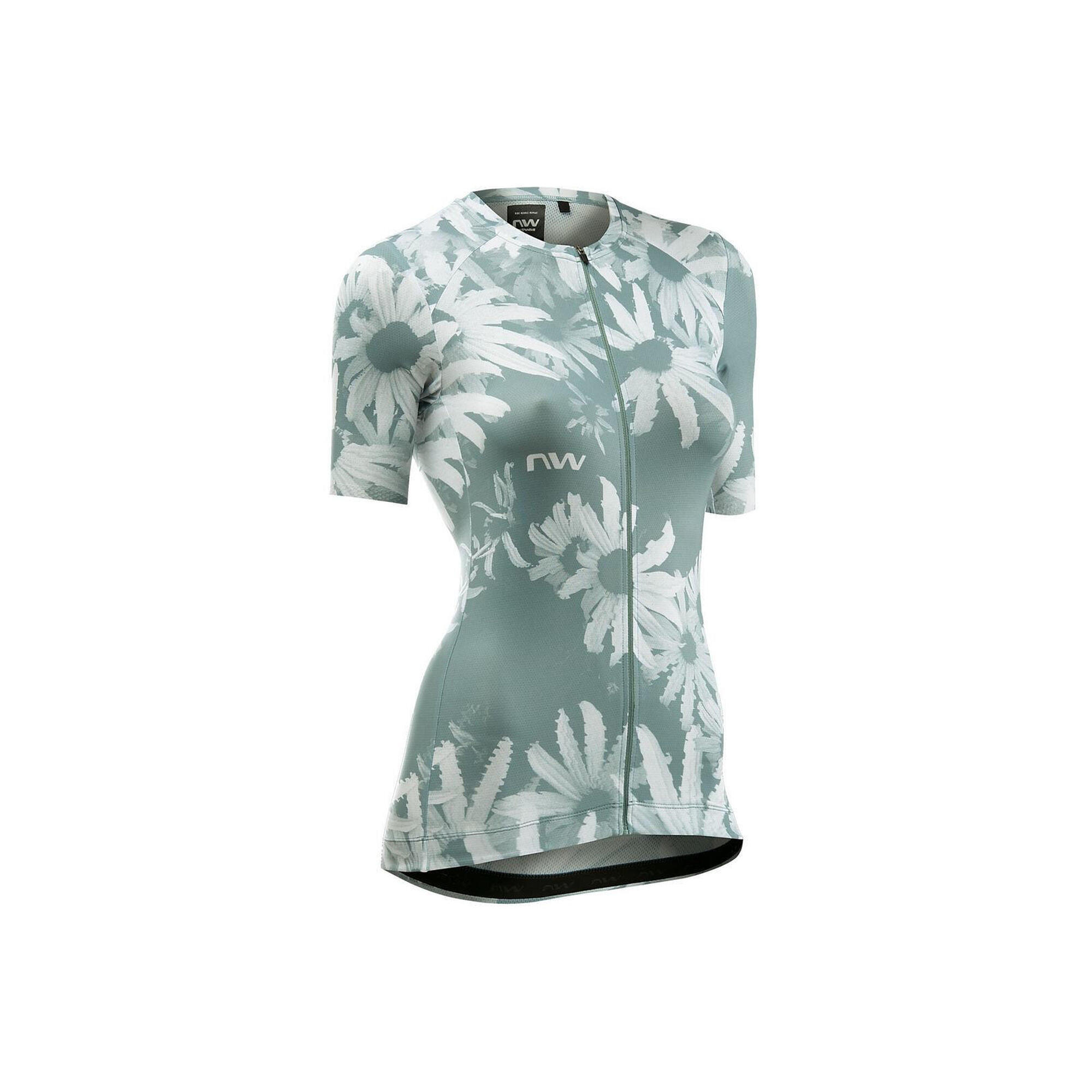 Koszulka rowerowa damska NORTHWAVE Blade Woman Jersey zielony