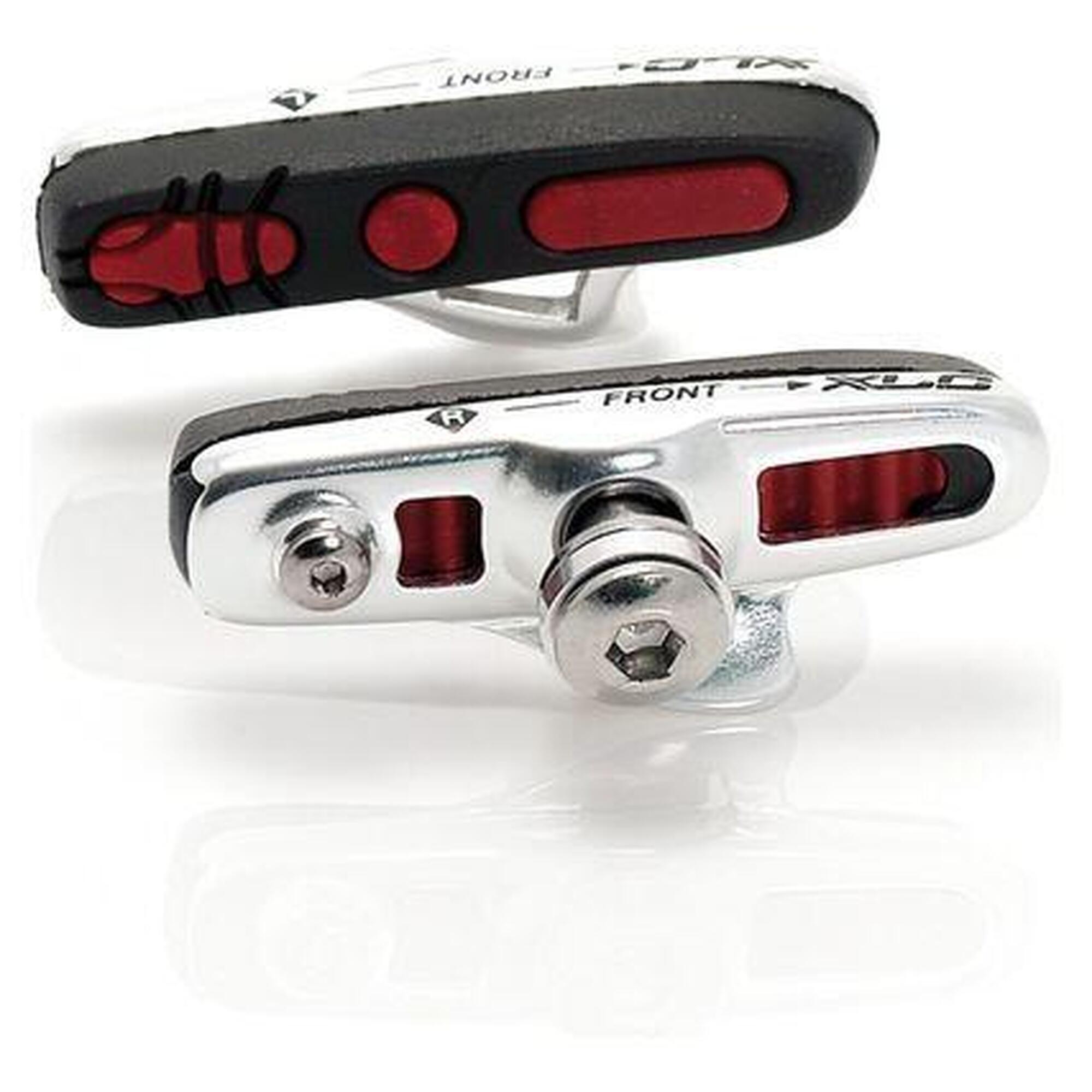 Szczęki Hamulcowe Bs-R04 Caliper Race 55Mm Czarno-Czerwone, Zestaw 4 Sztuk