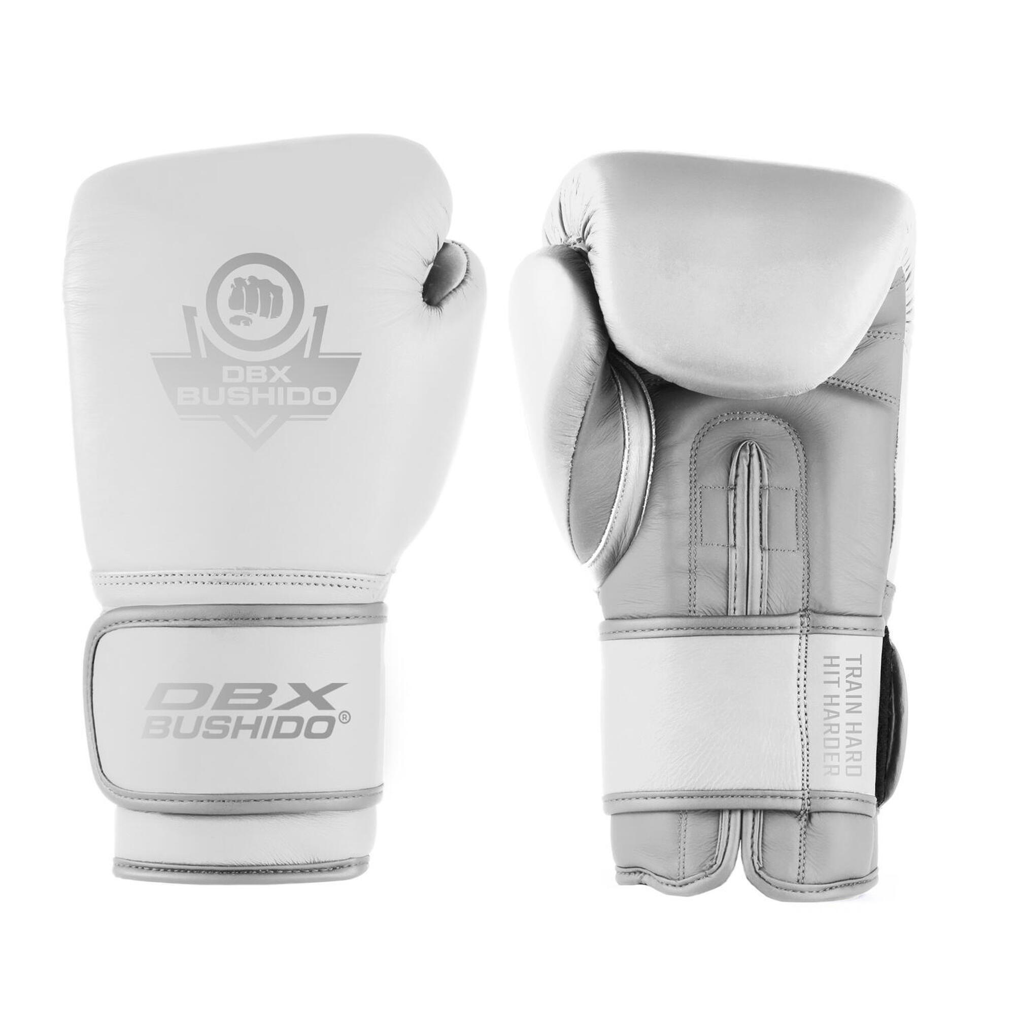 Rękawice bokserskie ze skóry naturalnej PLATINUM DBX Bushido