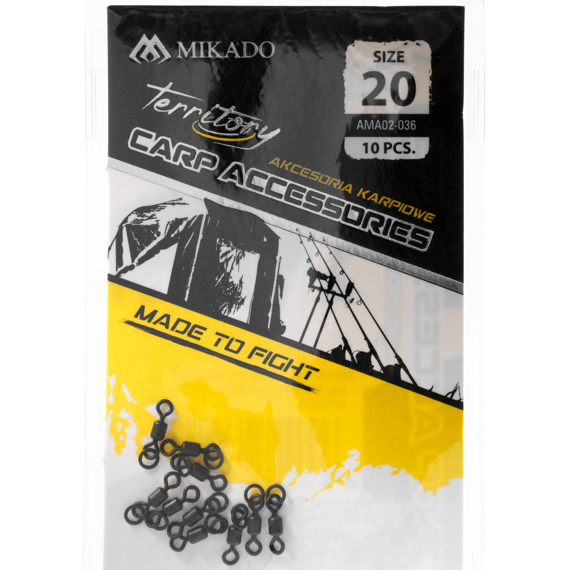 Krętlik Haczykowy Z Kółkiem Rolkowy Mikado Micro