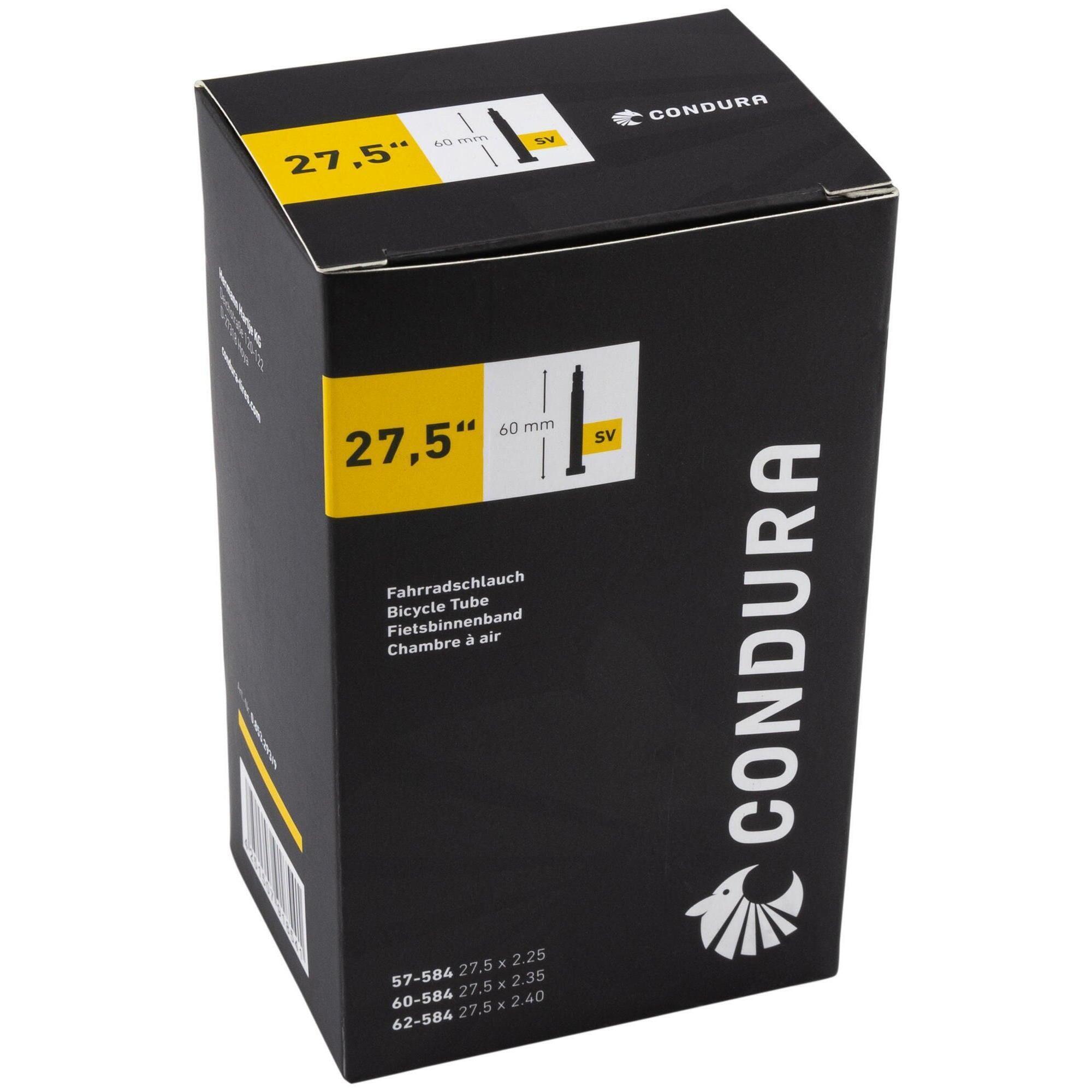 Wewnętrzna dętka Condura 27,5 cala SV60 57/62-584 - Idealna do jazdy miejskiej