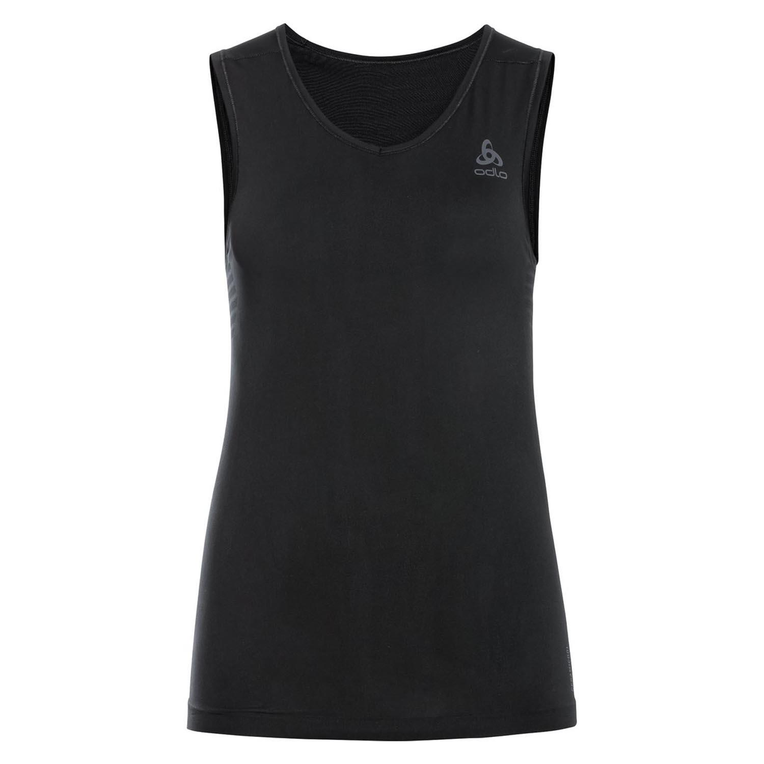 Koszulka tech. damska Odlo BL TOP v-neck singlet PERFORMANCE X-LIGH