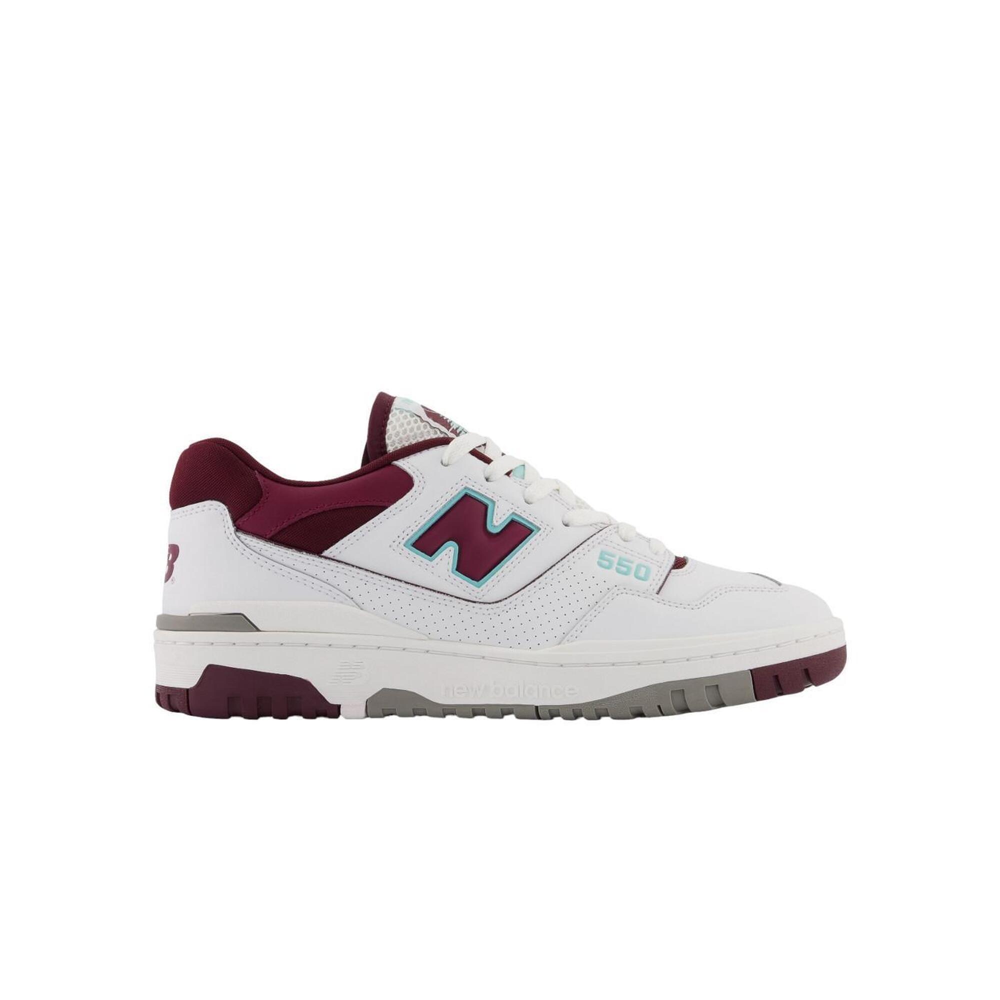 Buty sportowe sneakersy New Balance 550 Burgundy Cyan - BB550WBG