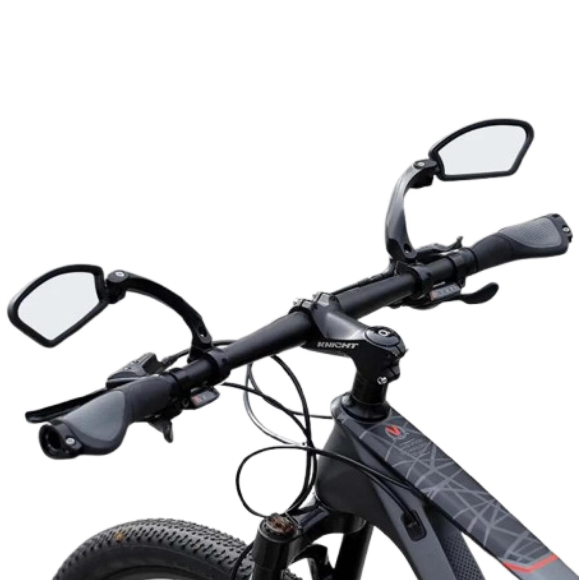 Lusterko rowerowe 360° regulowane – aluminium/nylon