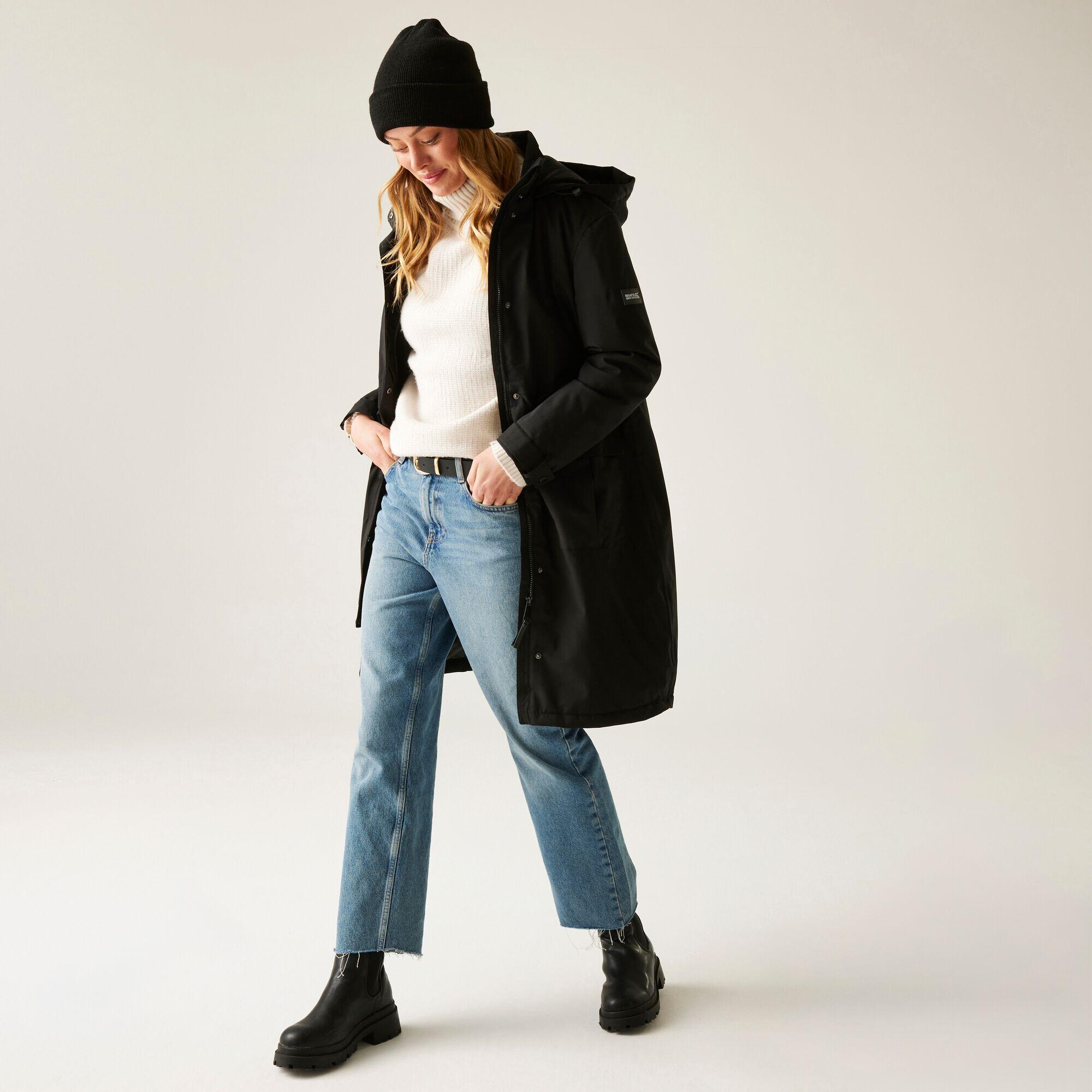 Płaszcz damski przejściowy ocieplany przeciwdeszczowy Yannta