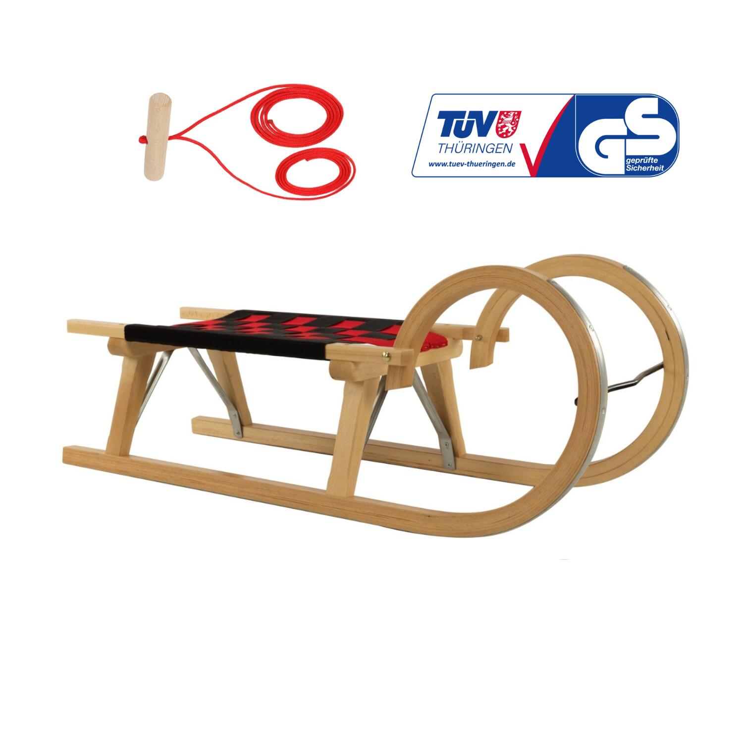 Sanki drewniane AD322/D95/AD299 Zestaw ze sznurkiem DUO HOLL