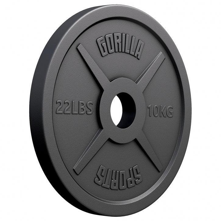Obciążenie olimpijskie (1,25 - 25 kg) 51 mm talerz żeliwny Gorilla Sports