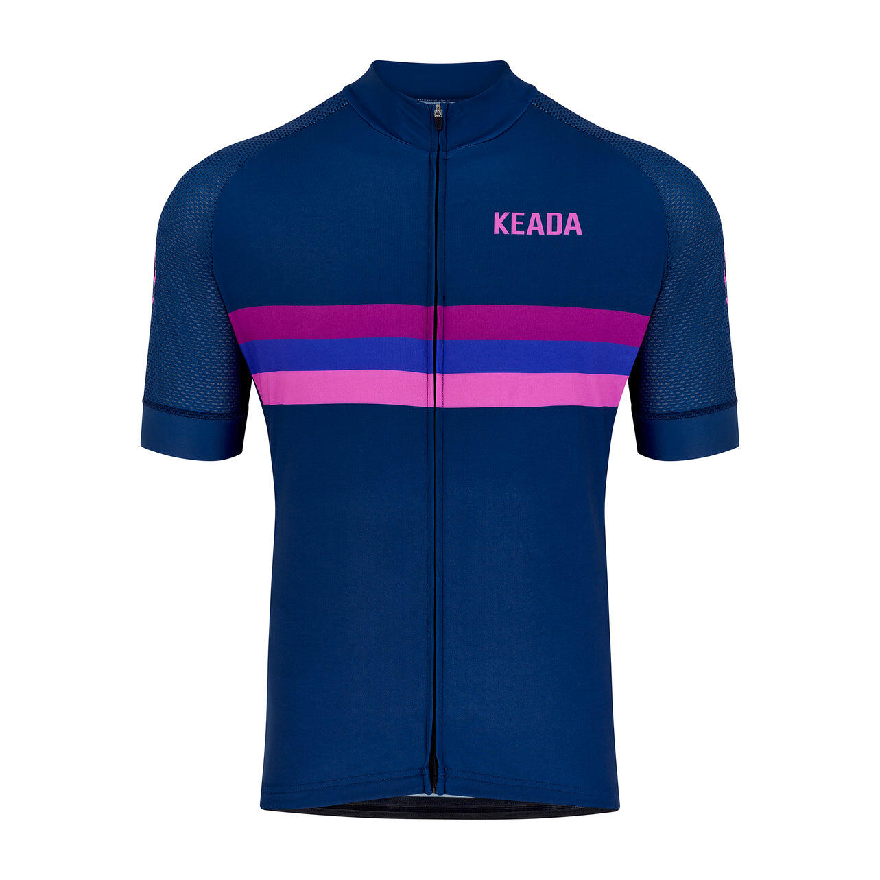 Męska koszulka rowerowa z krótkim rękawem - Sunset