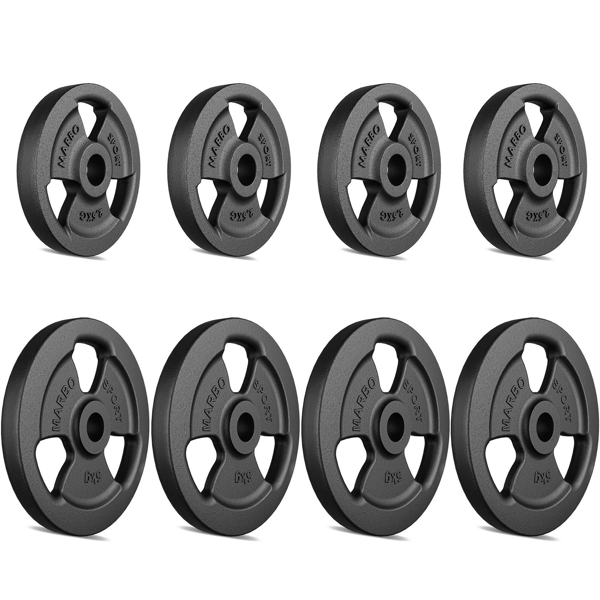 Zestaw obciążeń żeliwnych 30kg Marbo Sport