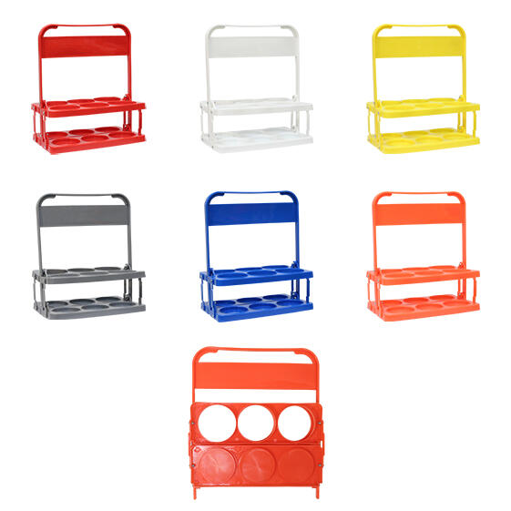 Uchwyt na butelki PCV Basic na 6 butelek 750 ml