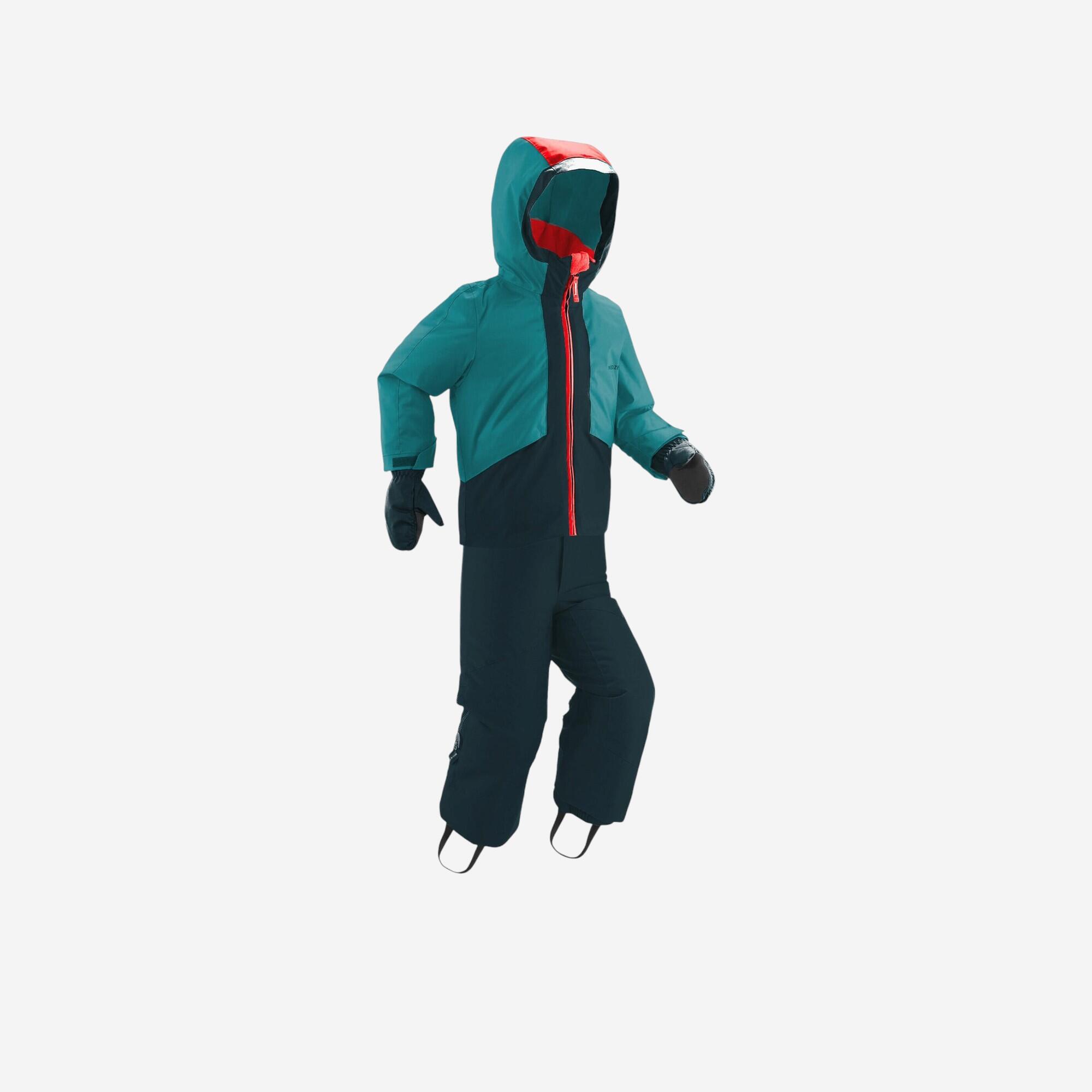 Zestaw kurtka / spodnie / rękawice dla dzieci Wedze Combo 500