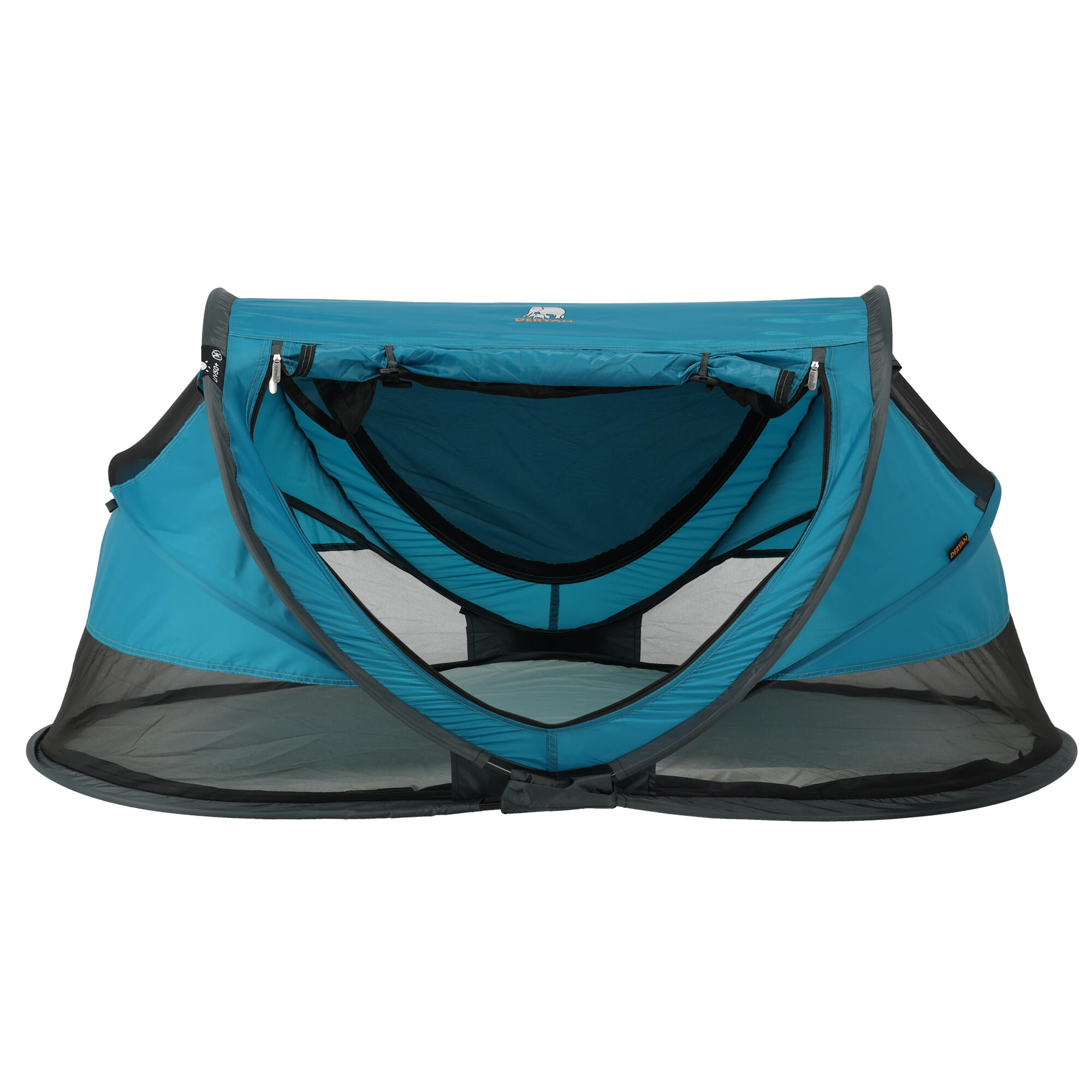 Łóżeczko kempingowe Deryan dla dziecka Deryan Ocean, samopompujący materac