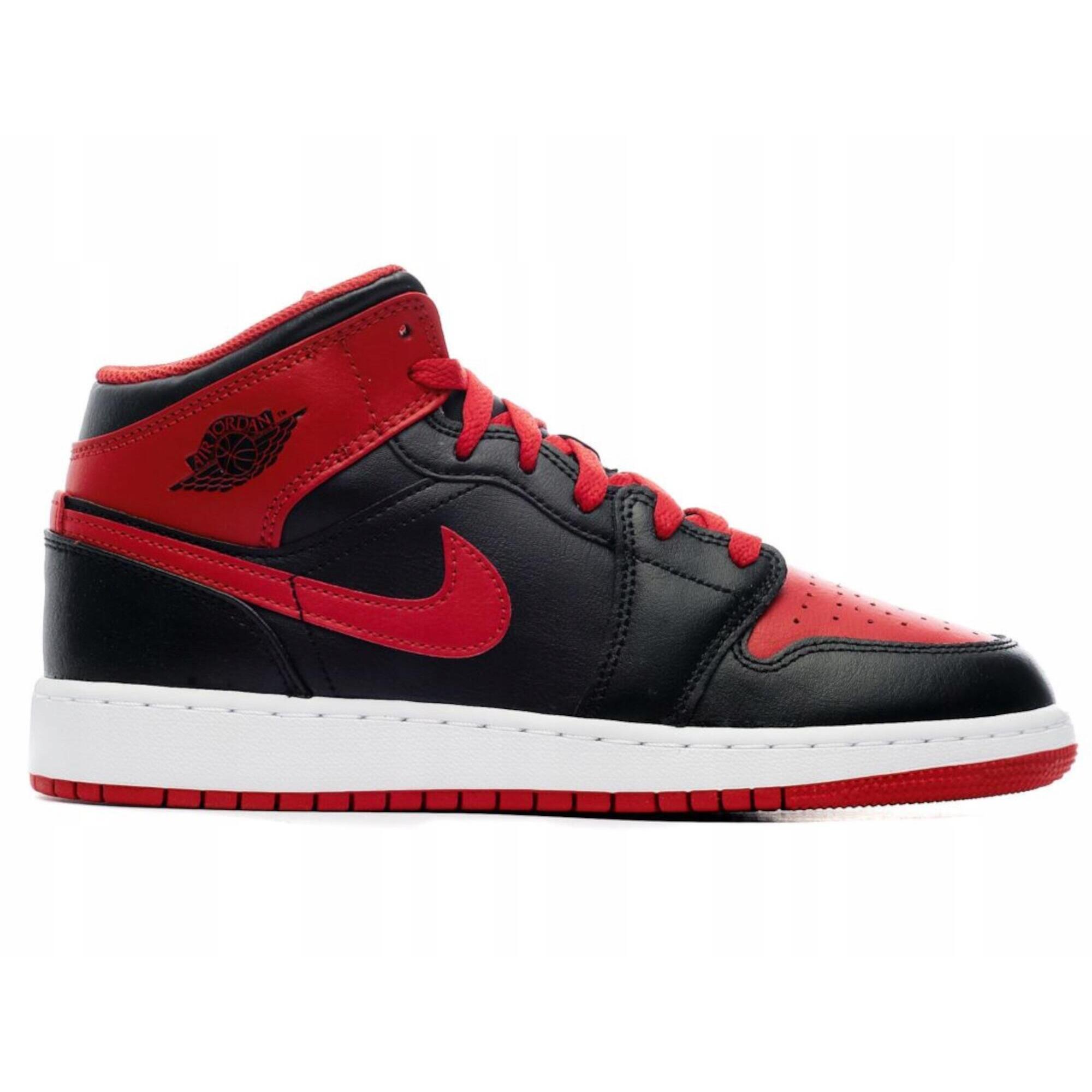 Buty na co dzień unisex NIKE AIR JORDAN 1 MID wysokie skóra