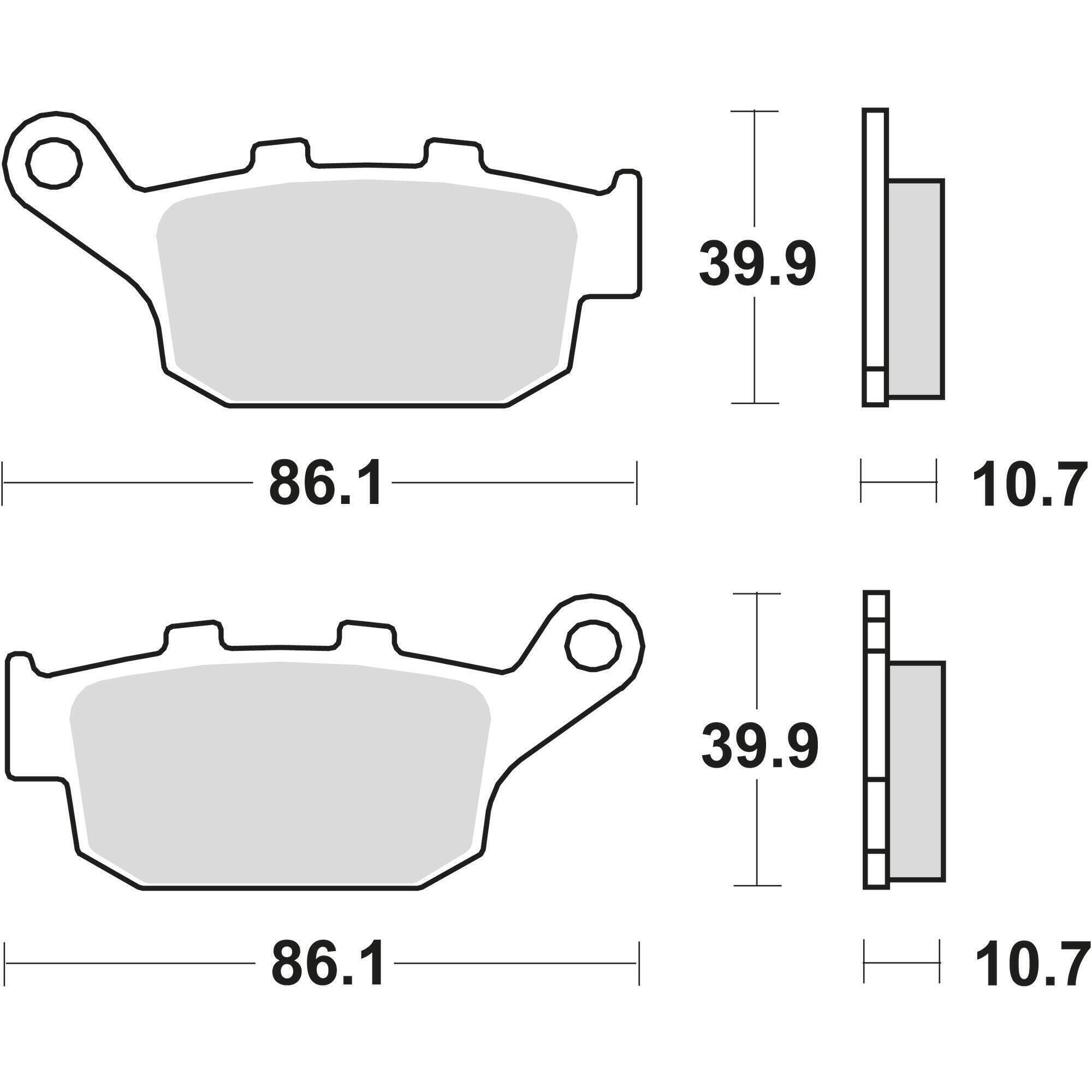 TRW Sinter MCB585SRM Hamulce do Motocykli - Wysoka Jakość i Certyfikacja