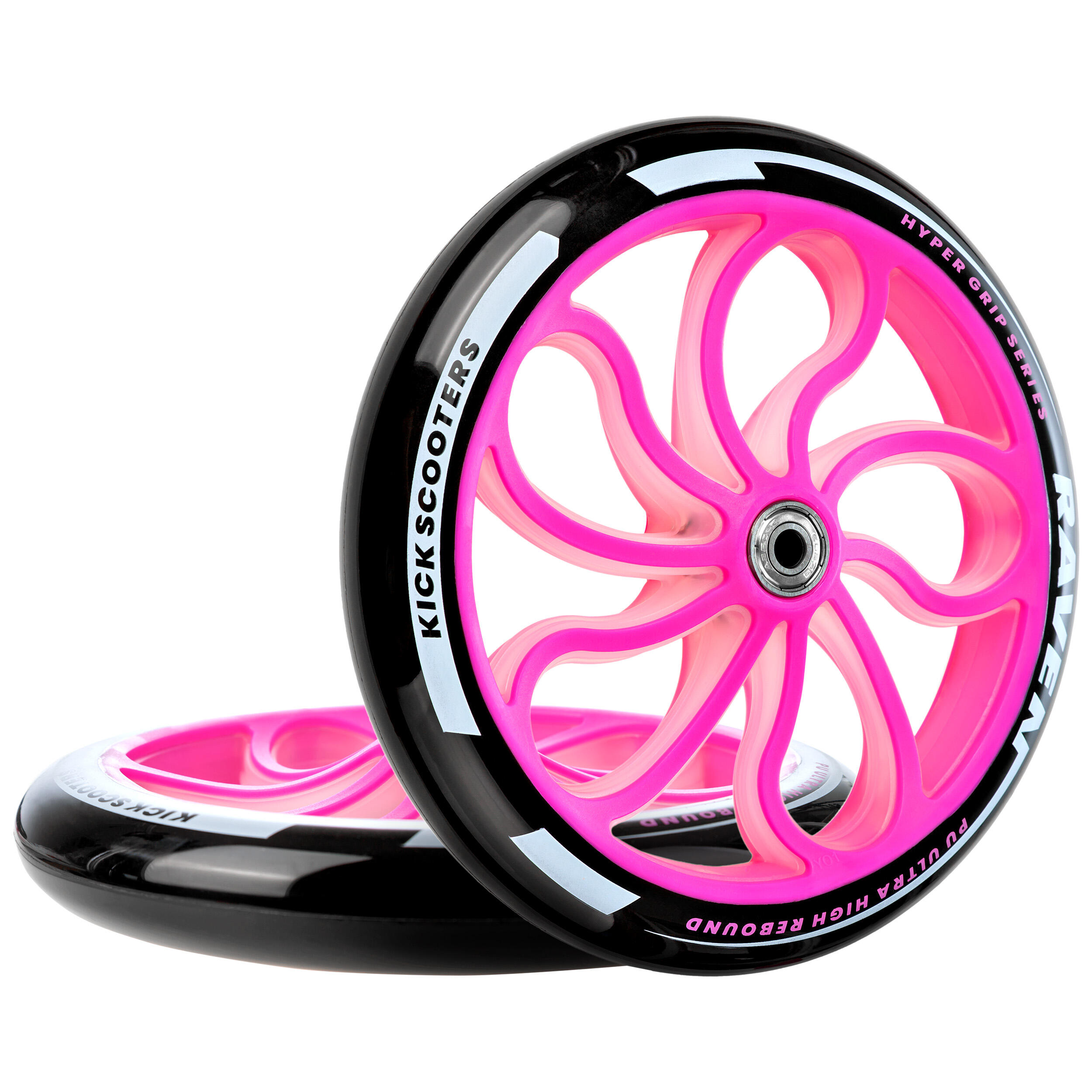 Kółka do hulajnogi Raven Galaxia 200mm 2szt LED